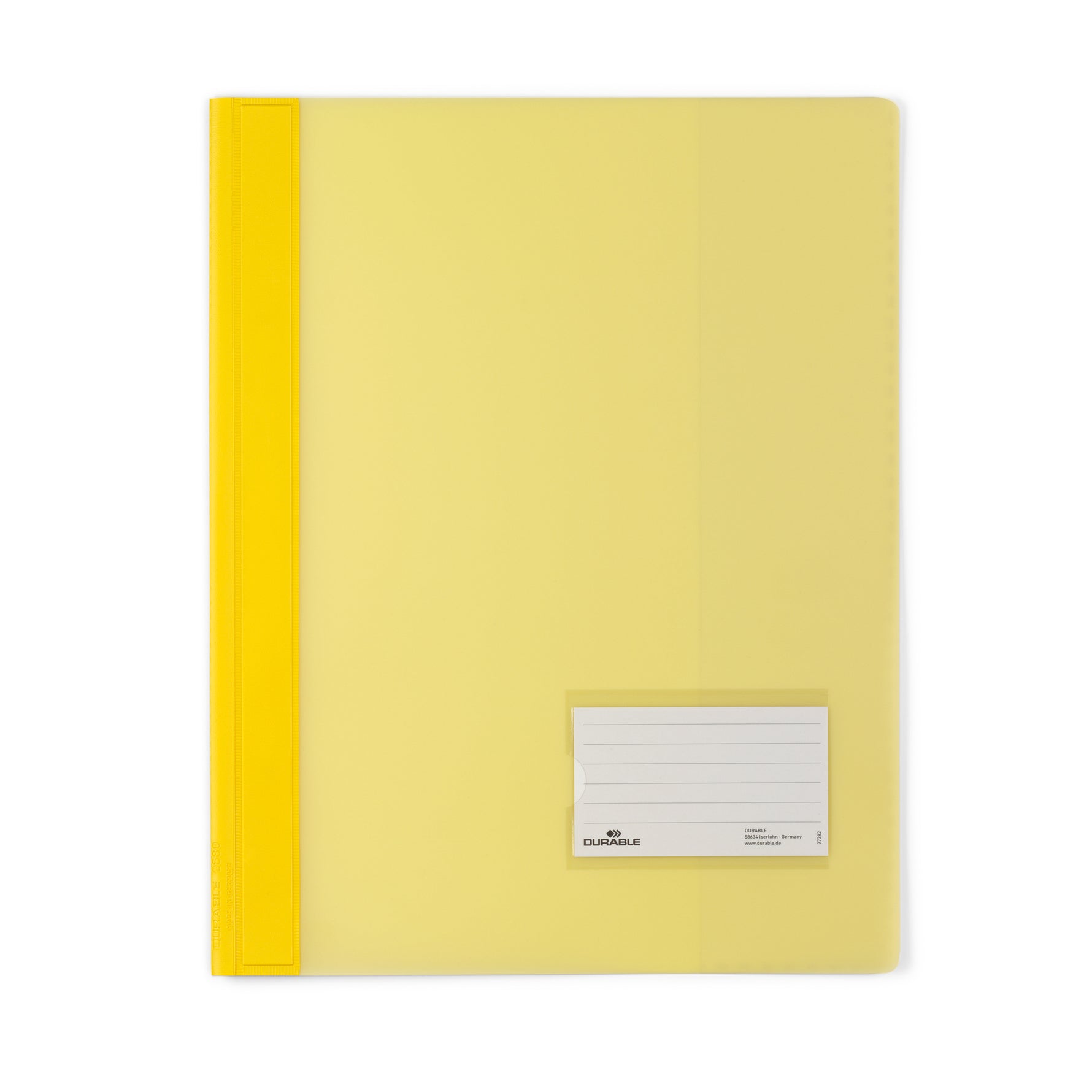 DURABLE Schnellhefter DURALUX® TRANSLUZENT ohne transparenten Vorderdeckel - Wiepa Bürofachpartner