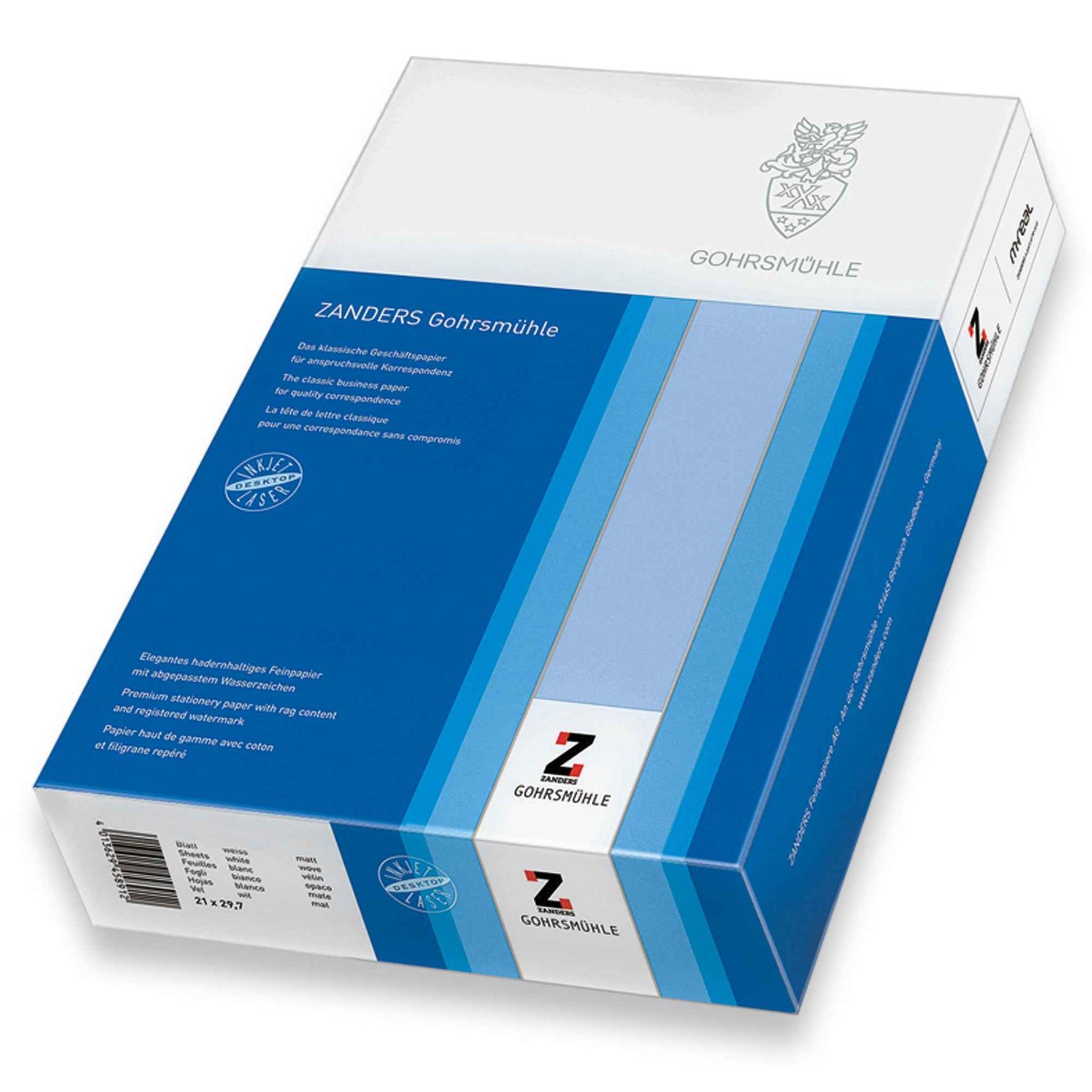 ZANDERS Briefpapier Gohrsmühle 80 g/m² 500 Bl./Pack.