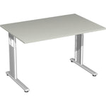 Geramöbel Schreibtisch C Fuß Flex 1.200 x 680-820 x 800 mm (B x H x T) Rechteck – Produktbild 4