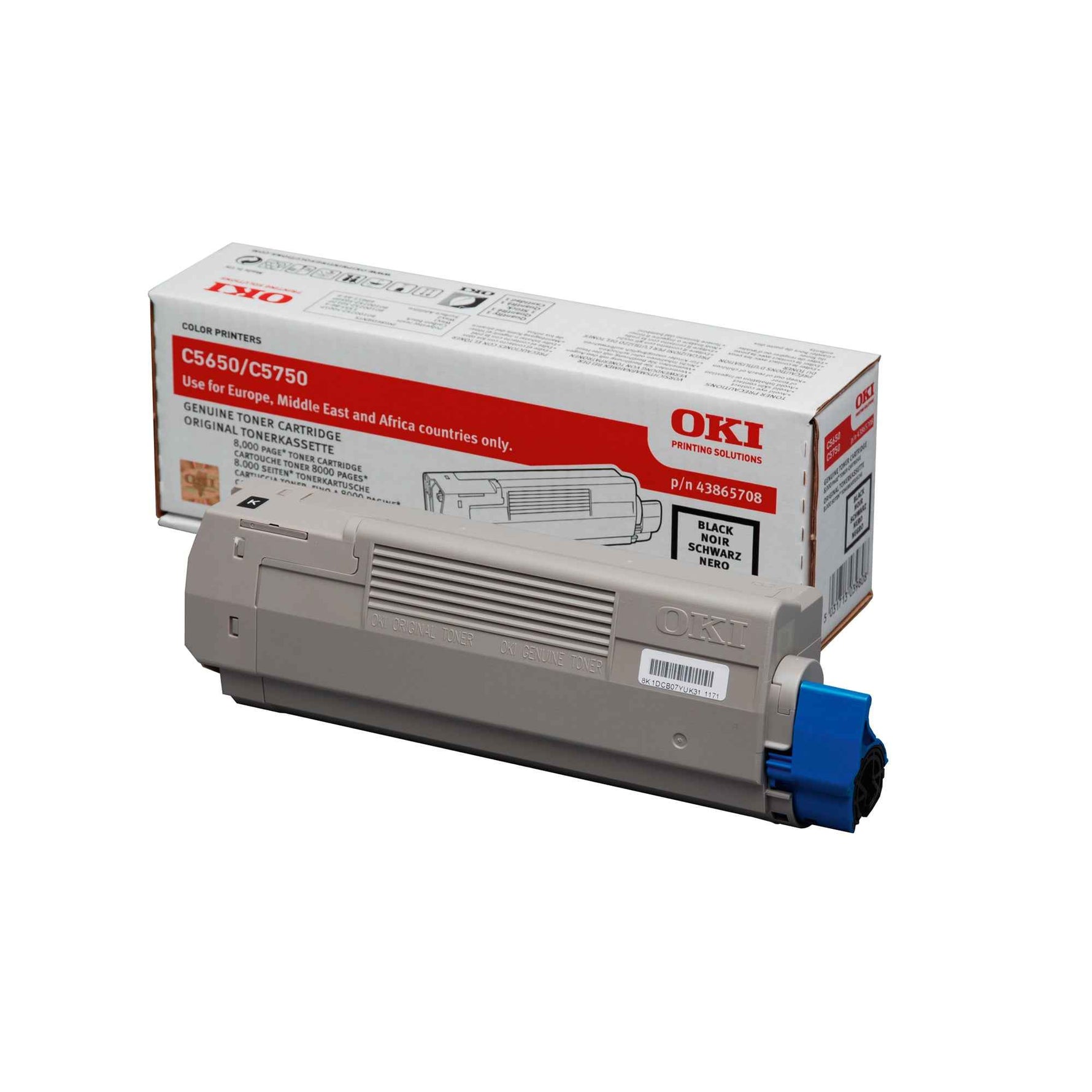 OKI Toner 43865708 schwarz