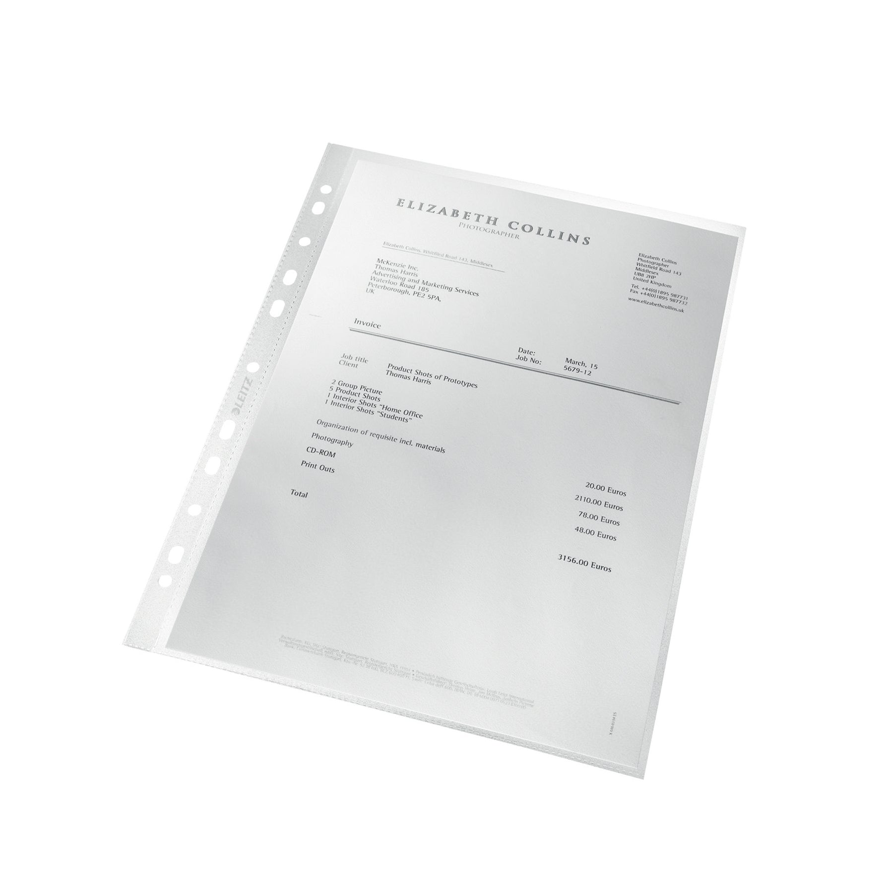 Leitz Prospekthülle Recycle DIN A4 transparent 100 St./Pack. - Wiepa Bürofachpartner