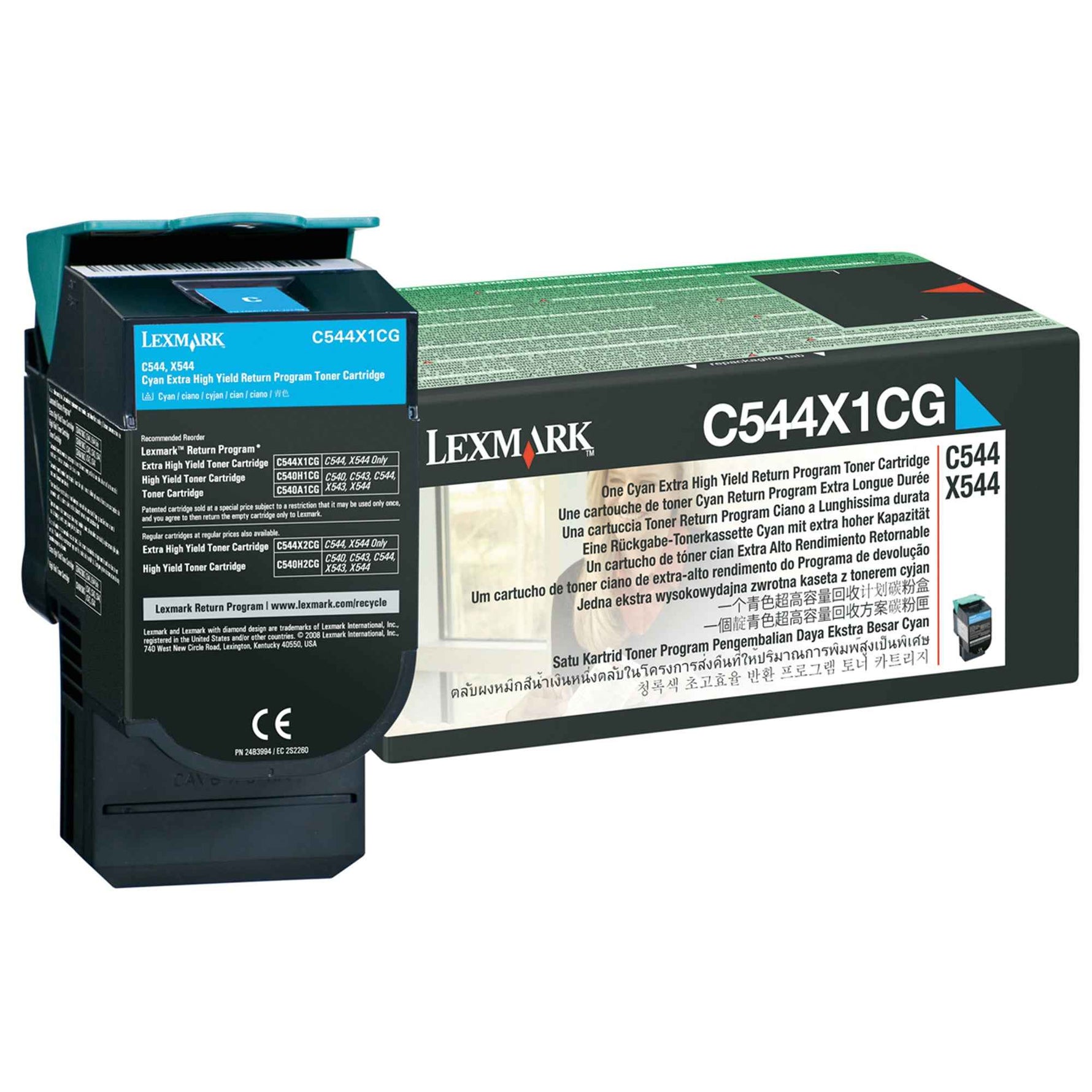 Lexmark Toner C544X1CG cyan
