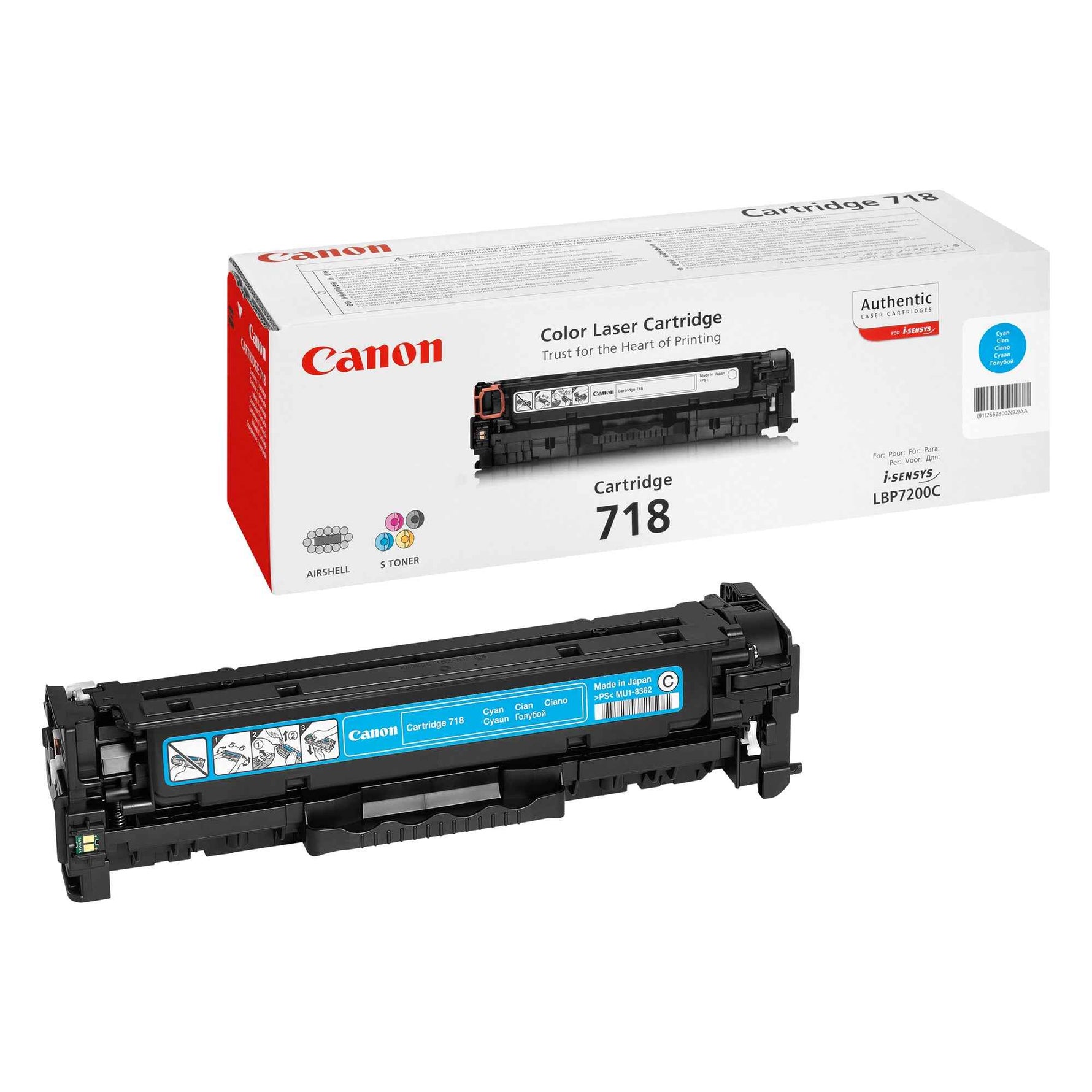 Canon Toner 718 cyan
