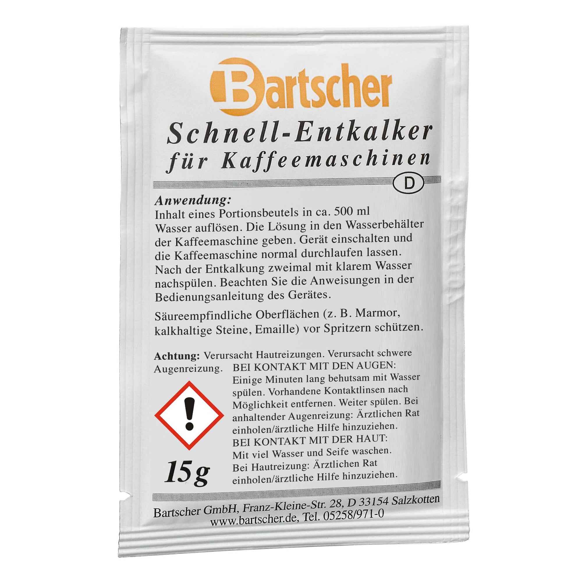 Bartscher Entkalker