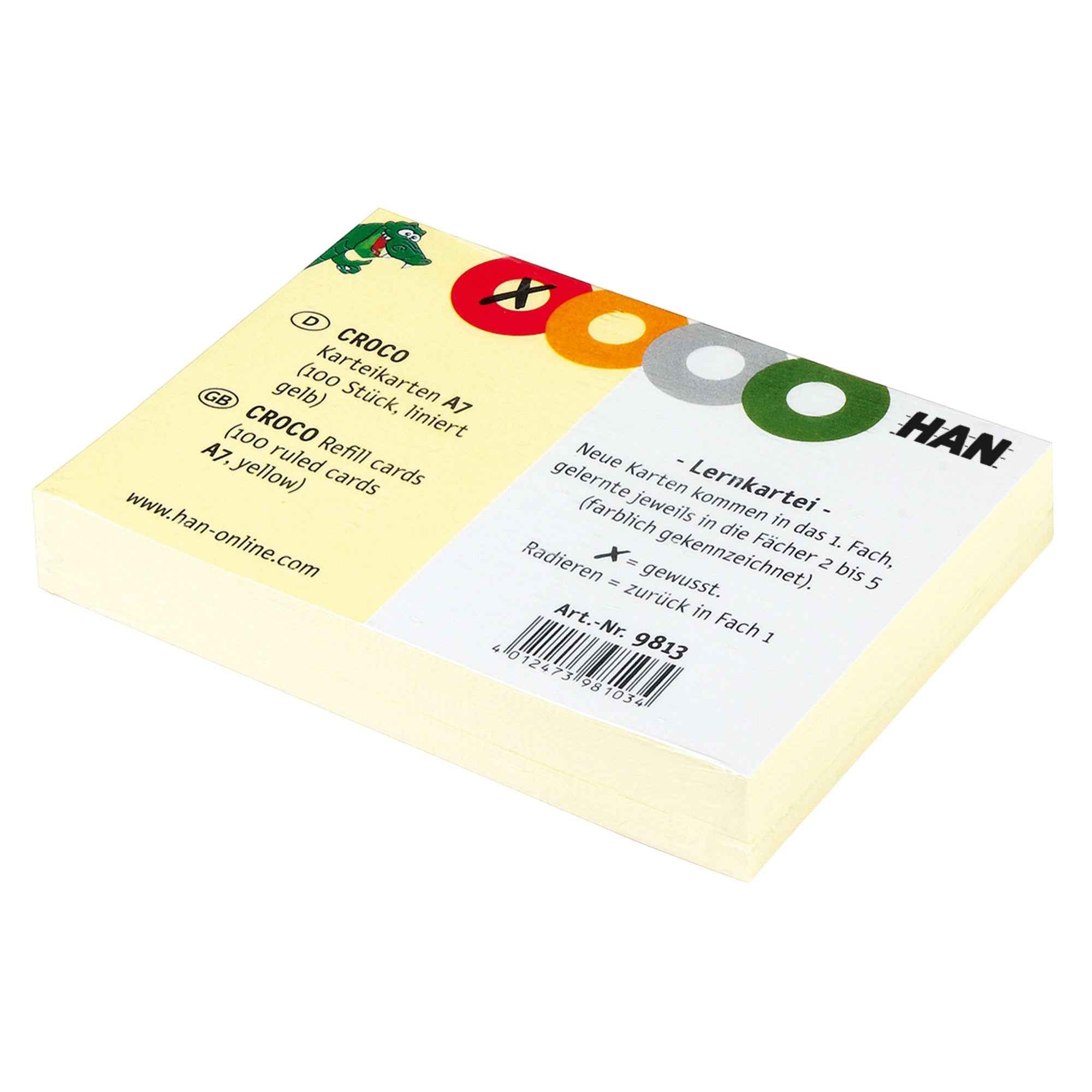 HAN Karteikarte DIN A7 quer