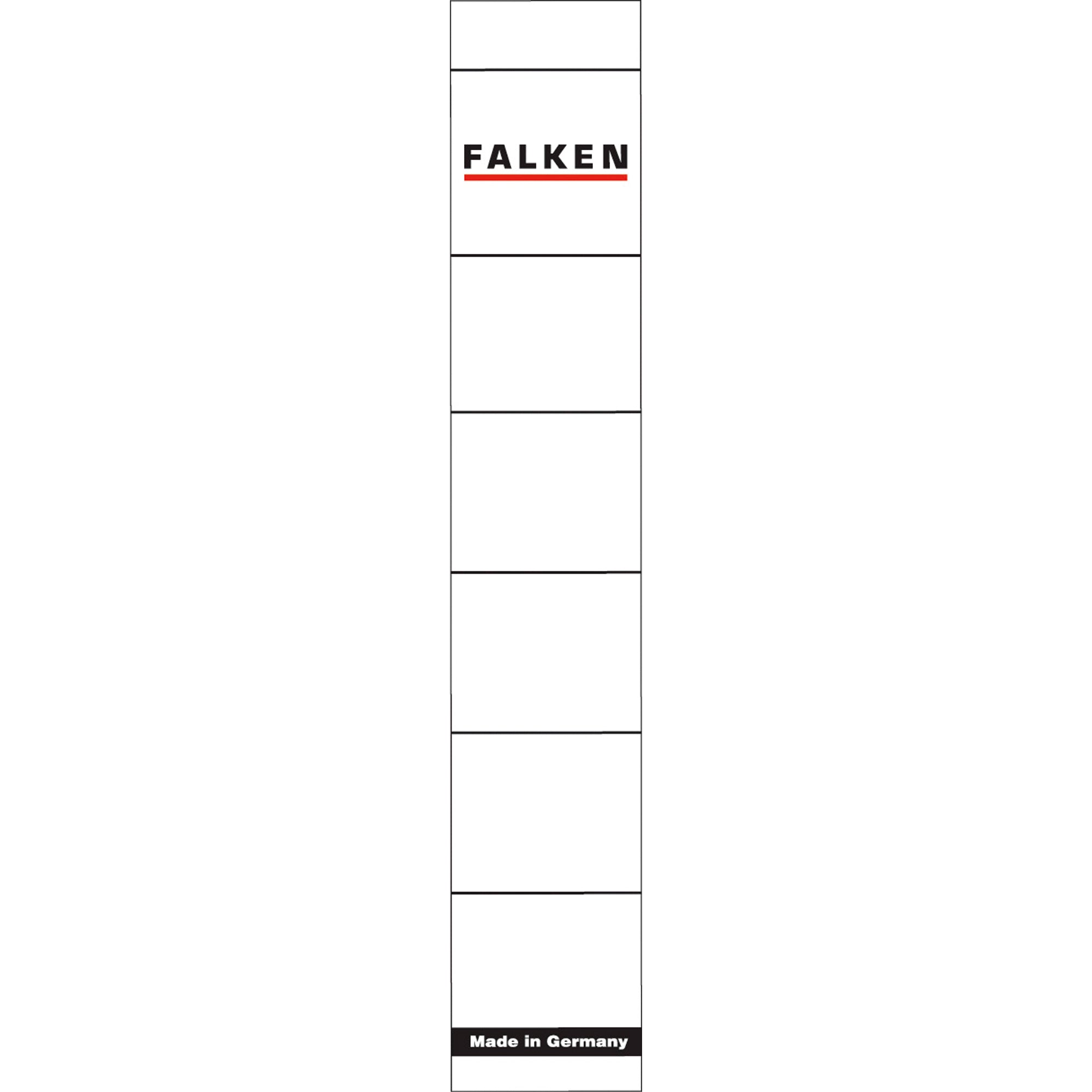 Falken Ordnerrückenschild schmal/kurz - Wiepa Bürofachpartner