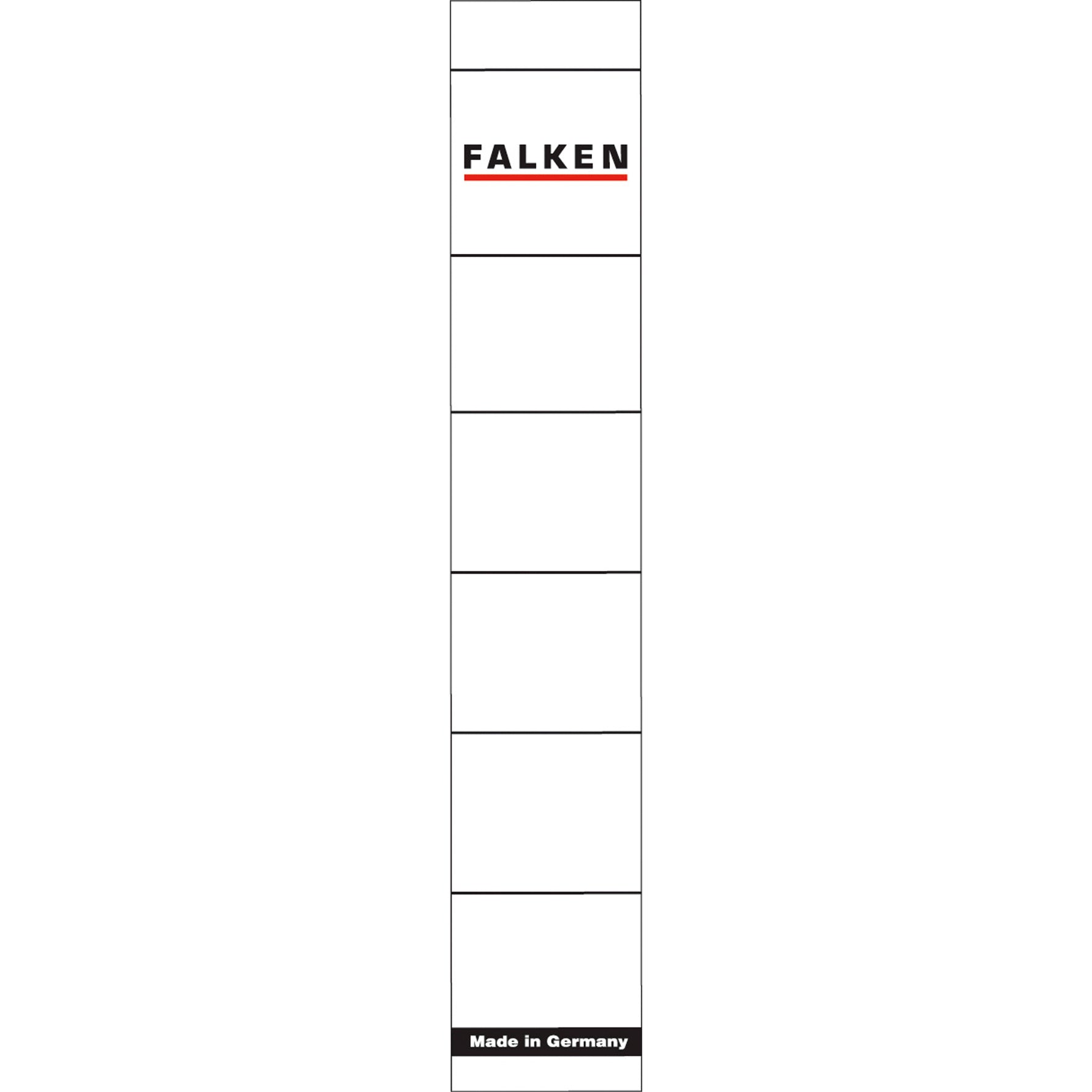 Falken Ordnerrückenschild schmal/kurz - Wiepa Bürofachpartner