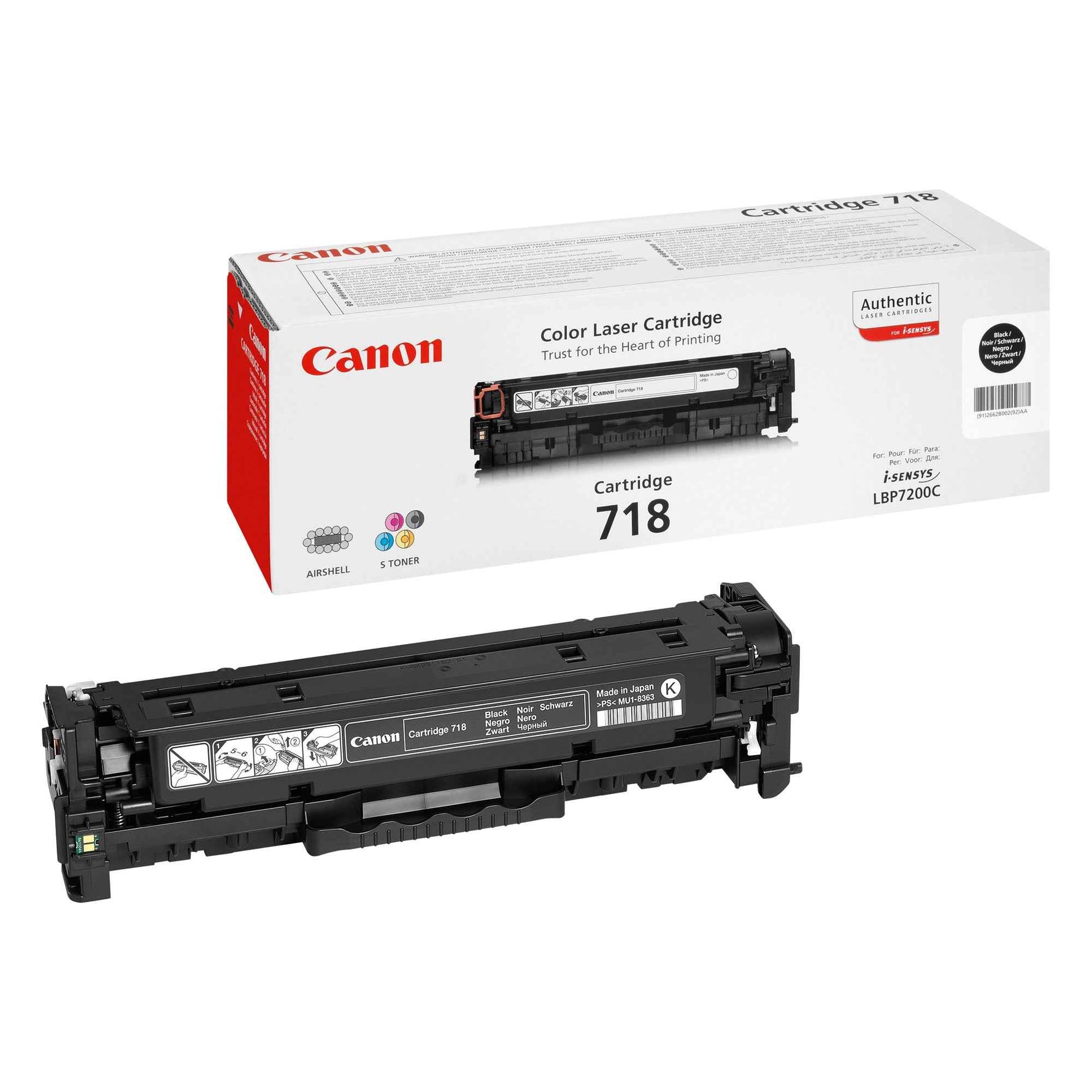 Canon Toner 718 schwarz