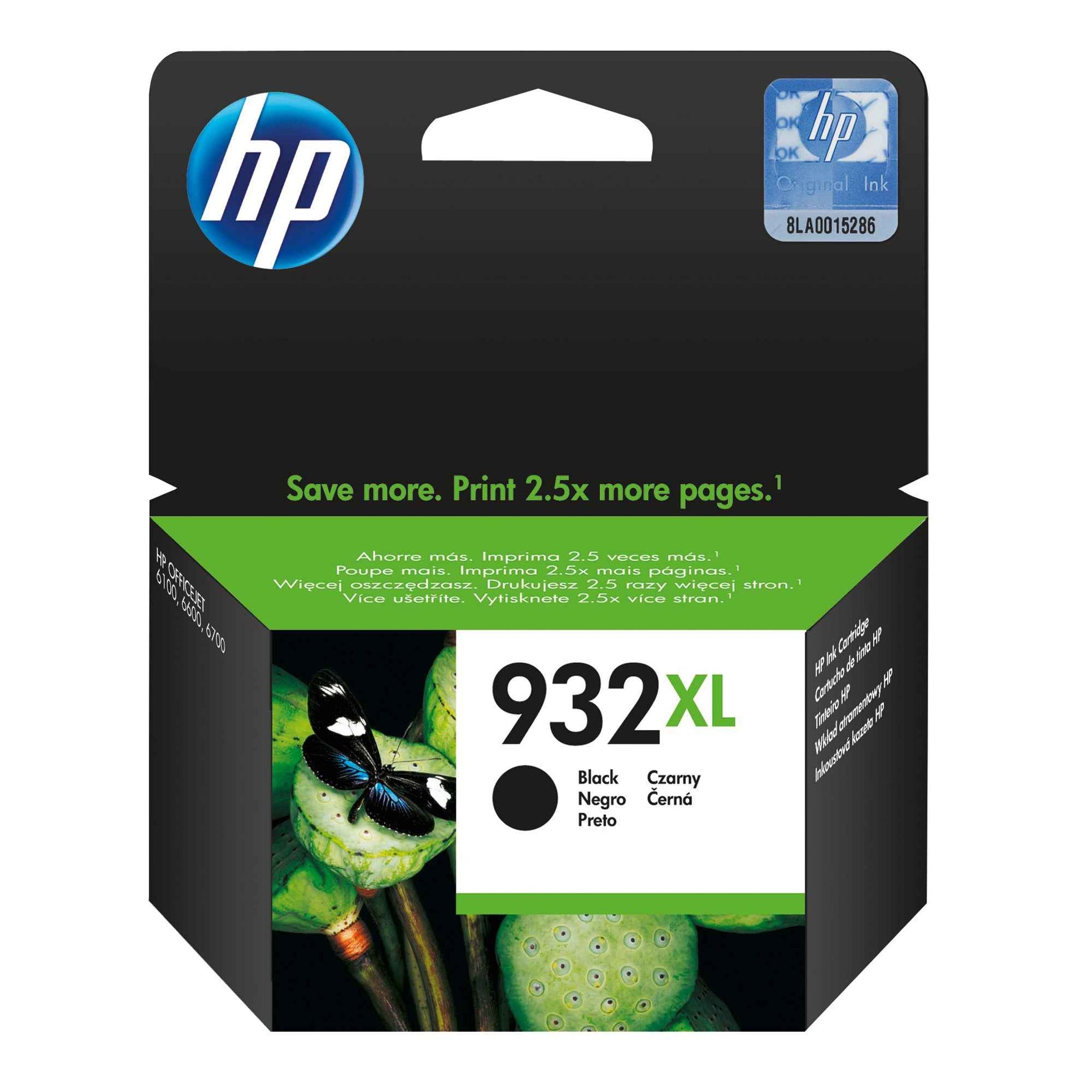 HP Tintenpatrone 932XL schwarz