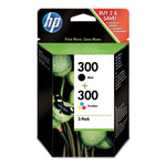HP Tintenpatrone 300 schwarz, cyan/magenta/gelb 2 St./Pack.