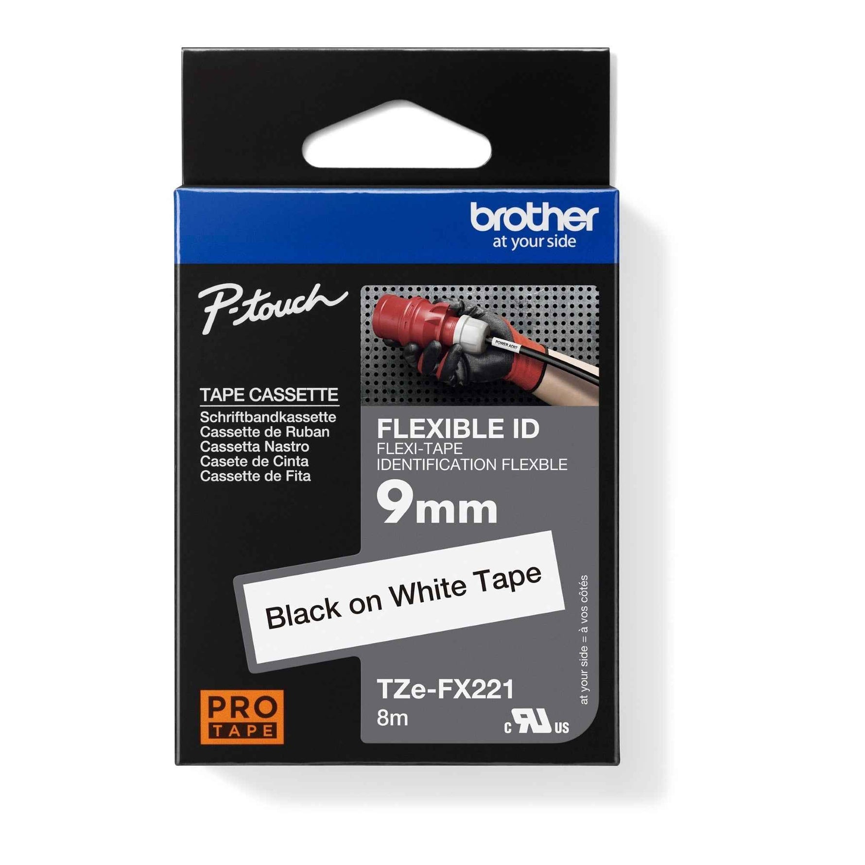 Brother Schriftbandkassette P-touch TZe-FX221