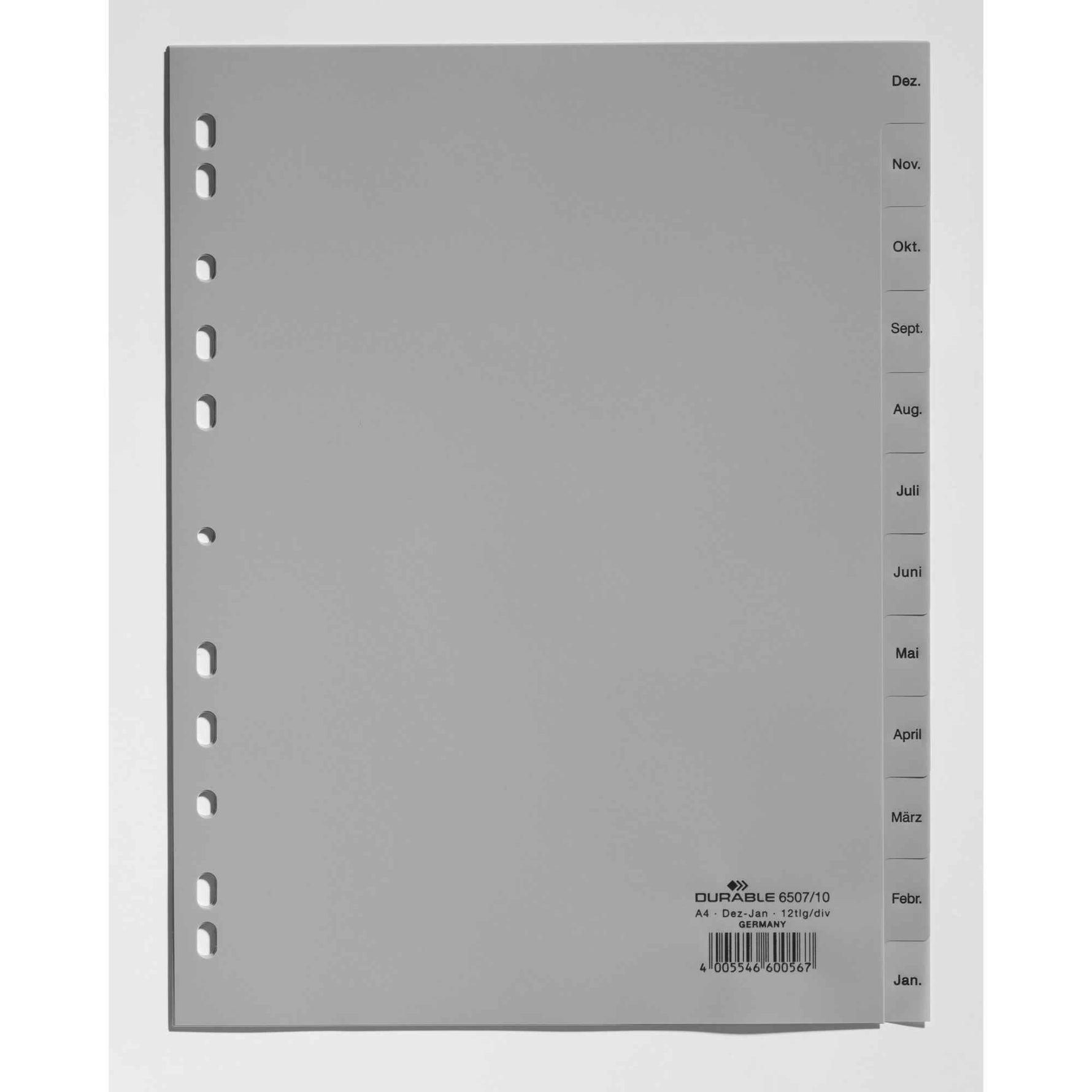 DURABLE Monatsregister