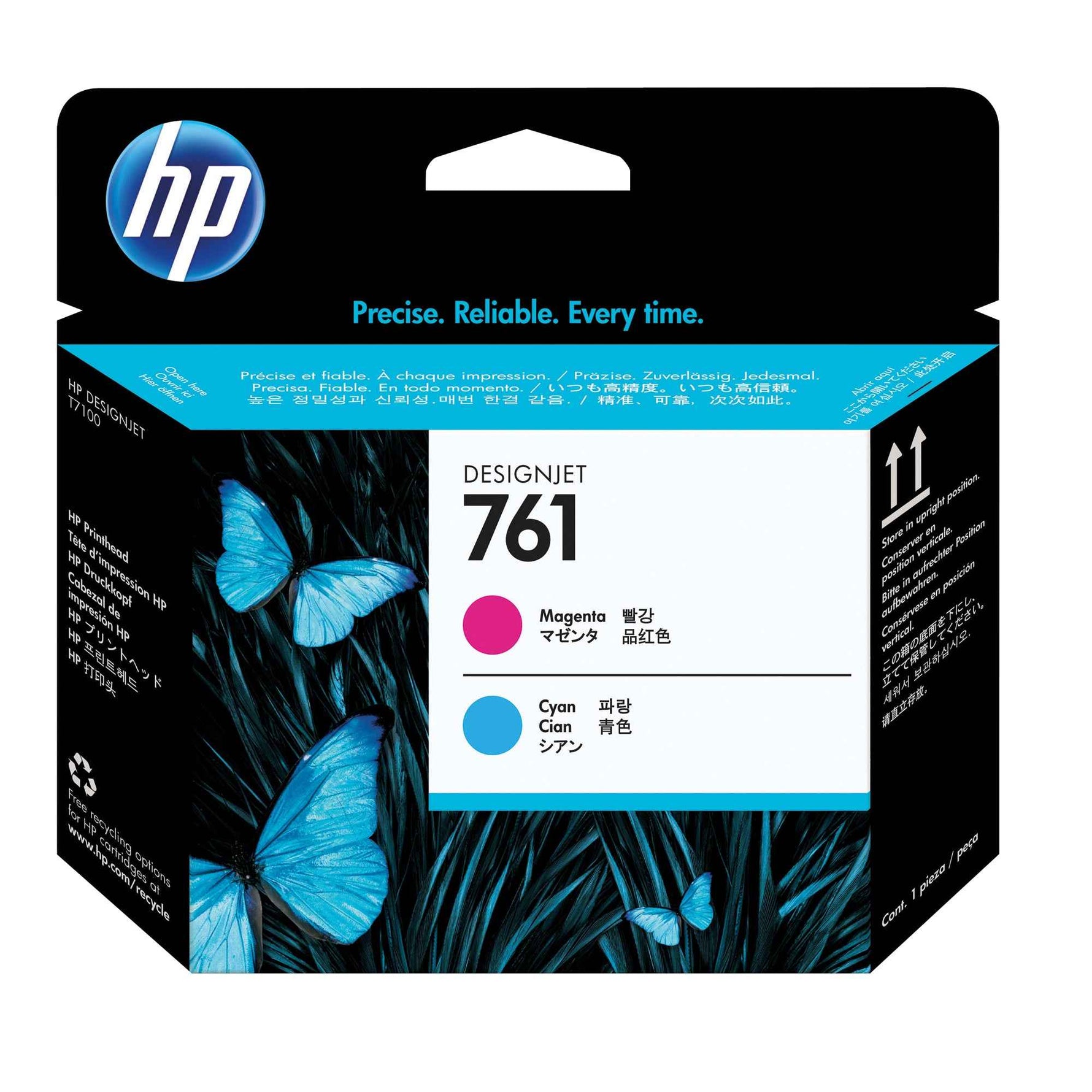 HP Druckkopf 761 cyan/magenta