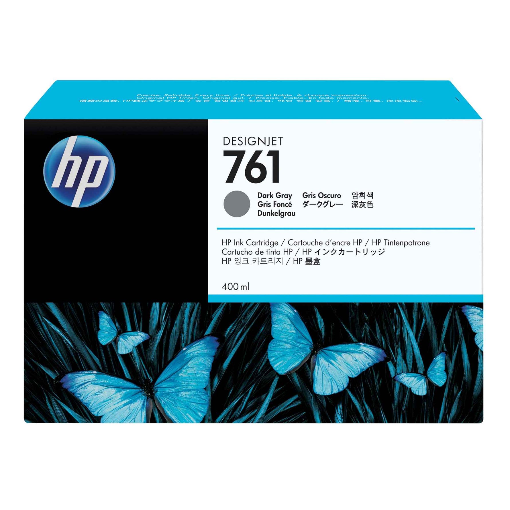 HP Tintenpatrone 761 dunkelgrau