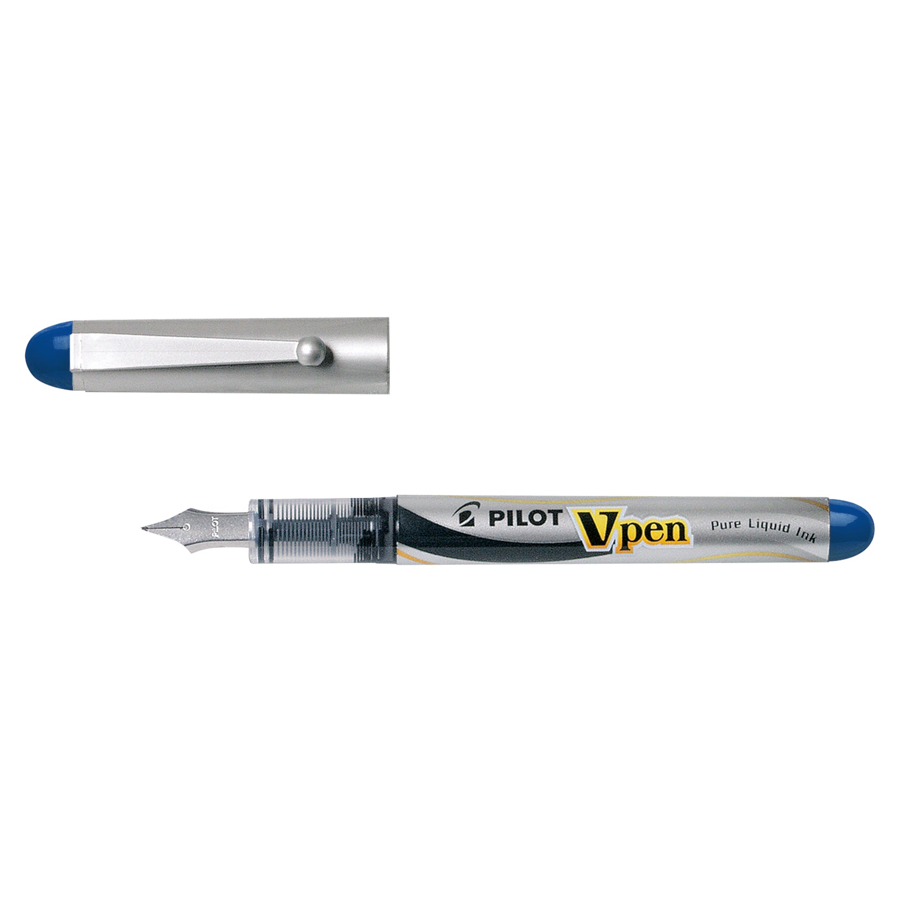 PILOT Füllfederhalter V-Pen silver löschbar - Wiepa Bürofachpartner