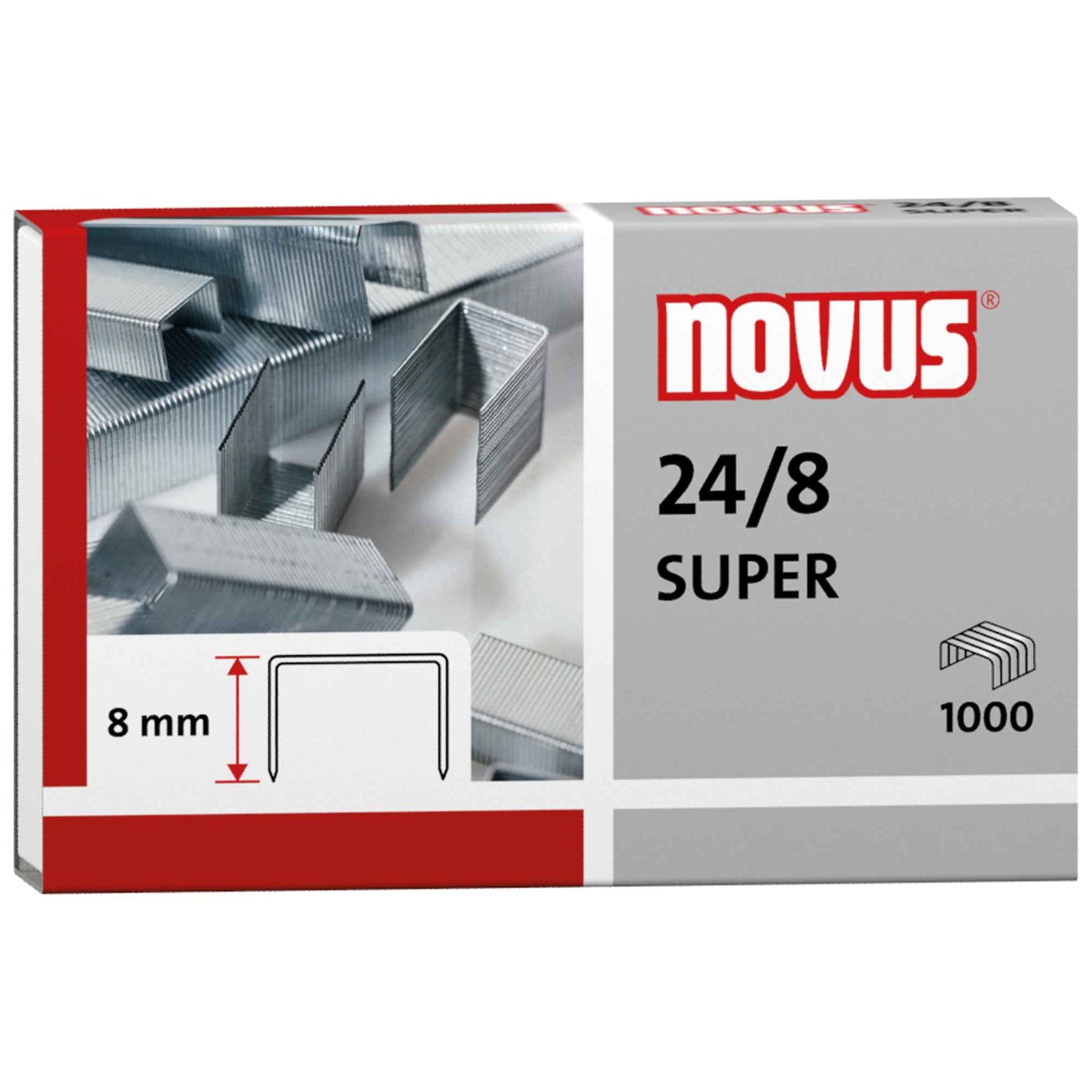 NOVUS Heftklammer 24/8 SUPER