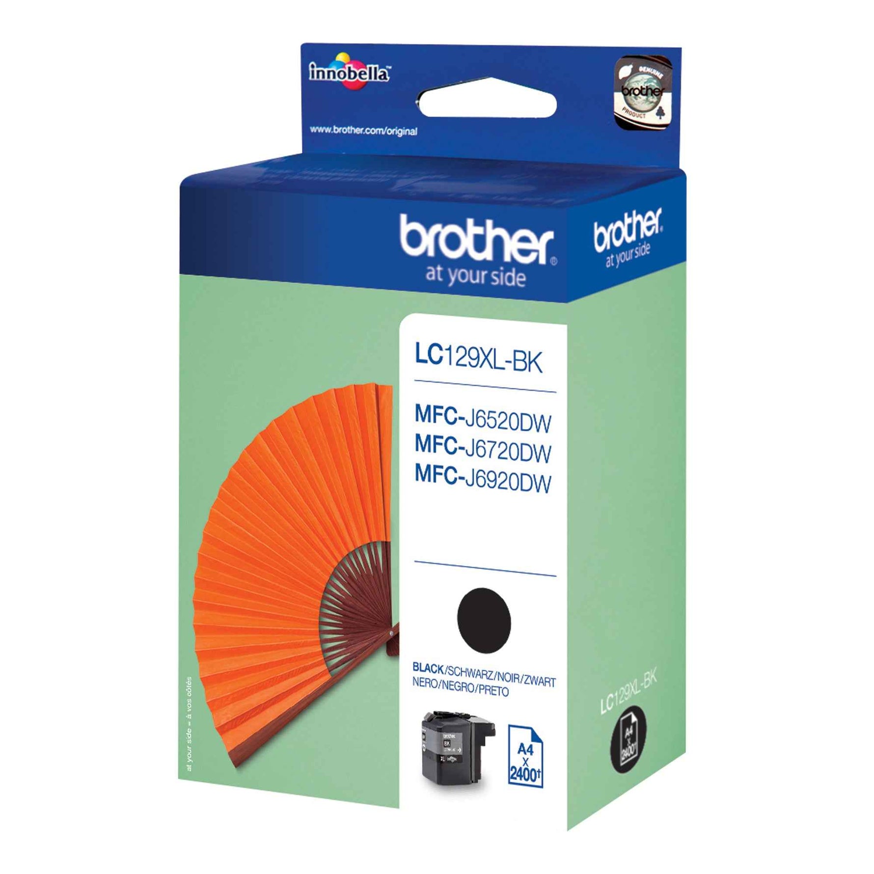 Brother Tintenpatrone LC-129XL-BK schwarz