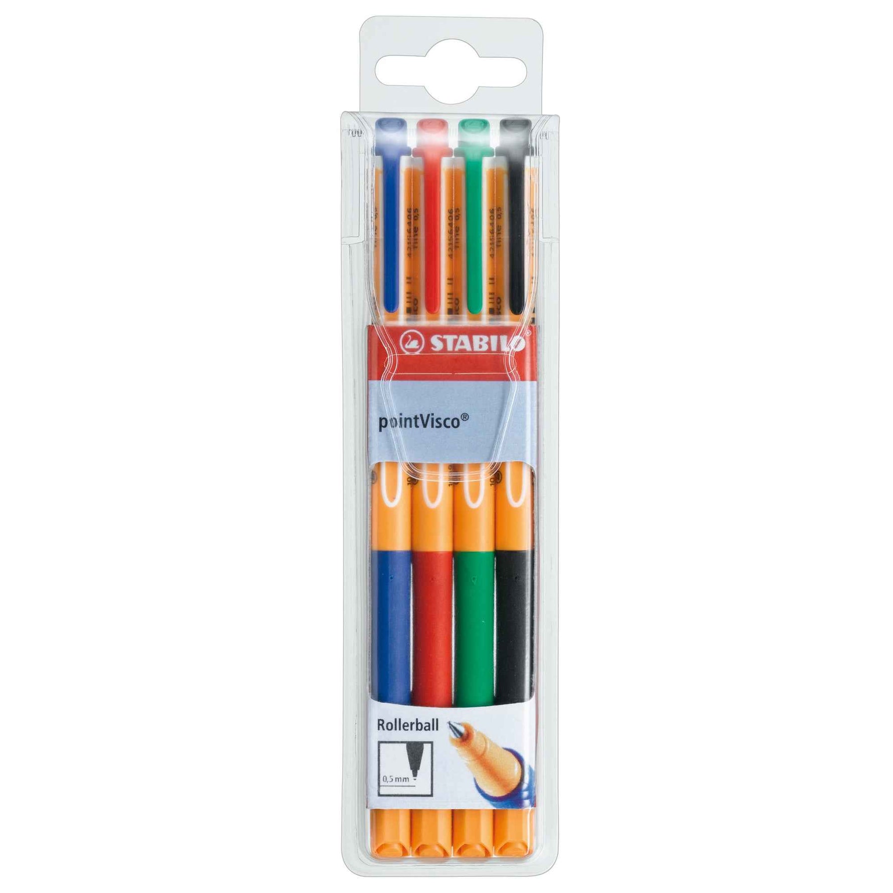 STABILO® Gelschreiber pointVisco® 4 St./Pack.