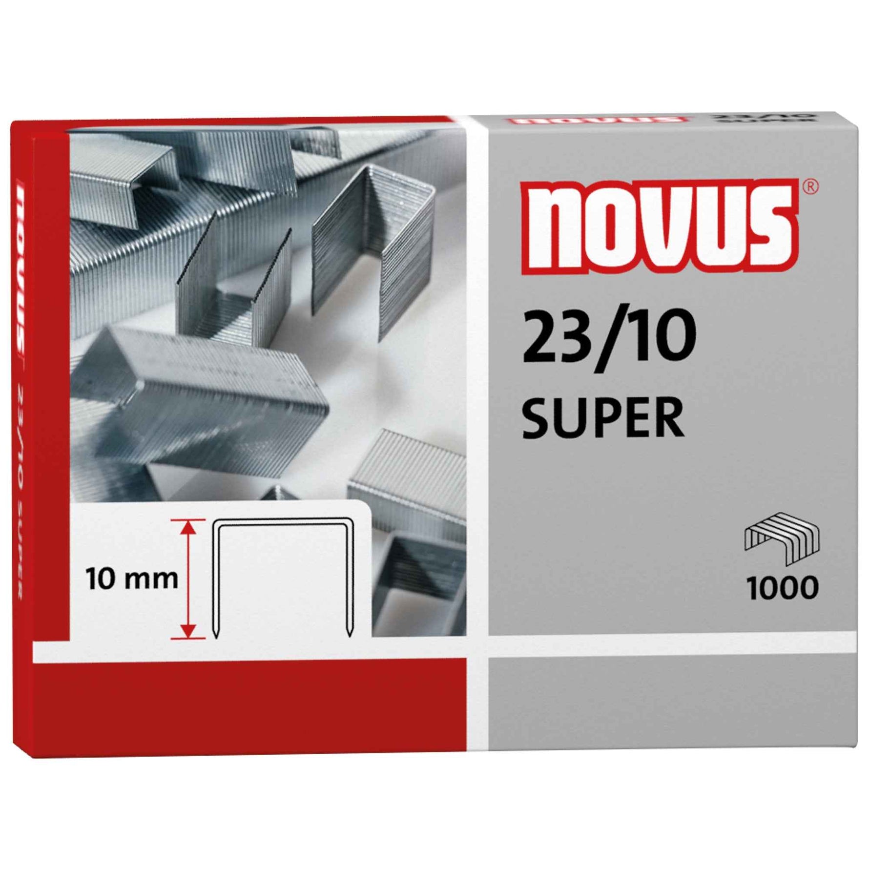 NOVUS Heftklammer 23/10 SUPER