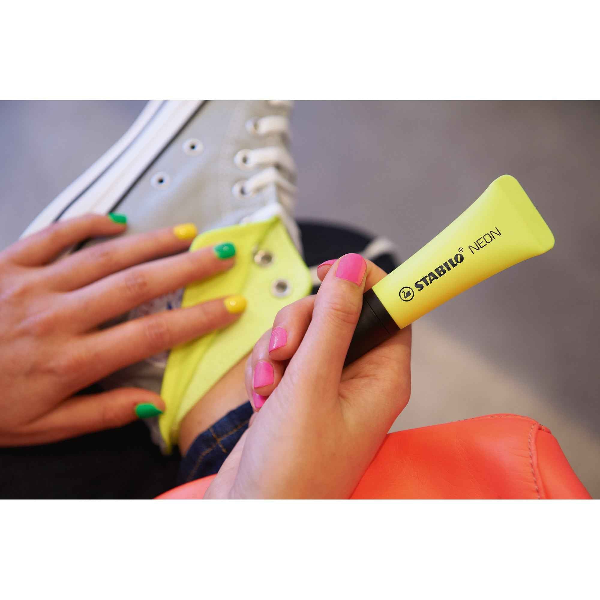 STABILO® Textmarker NEON 4 St./Pack.