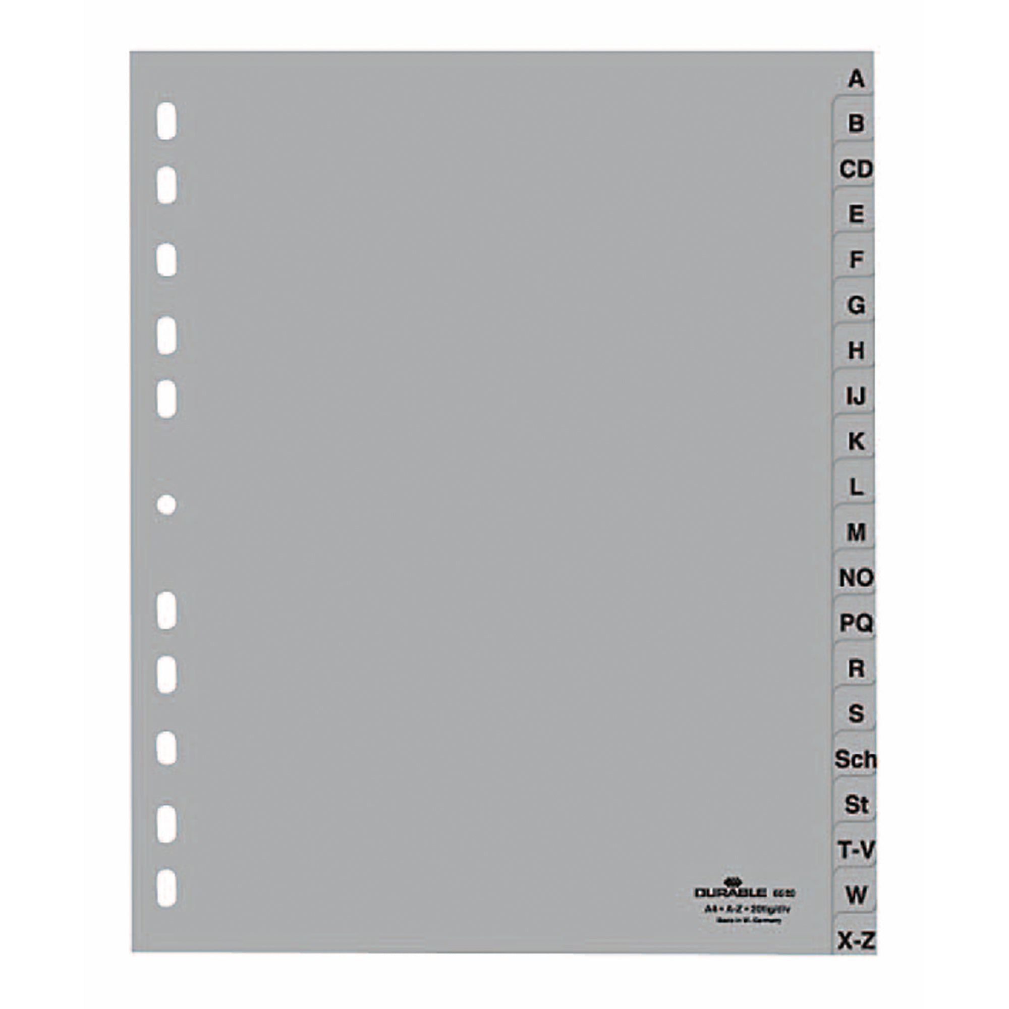 DURABLE A-Z Register 23/24,5 x 29,7 cm (B x H) - Wiepa Bürofachpartner