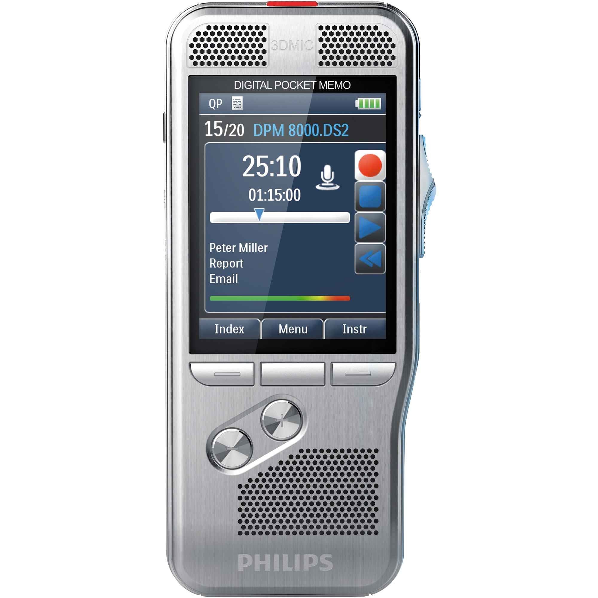 Philips Diktiergerät Digital Pocket Memo DPM 8000