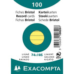 Exacompta Karteikarte DIN A7 liniert