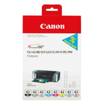 Canon Tintenpatrone CLI-42 BK/GY/LGY/C/M/Y/PC/PM schwarz, cyan, magenta, gelb, fotocyan, fotomagenta, grau, hellgrau