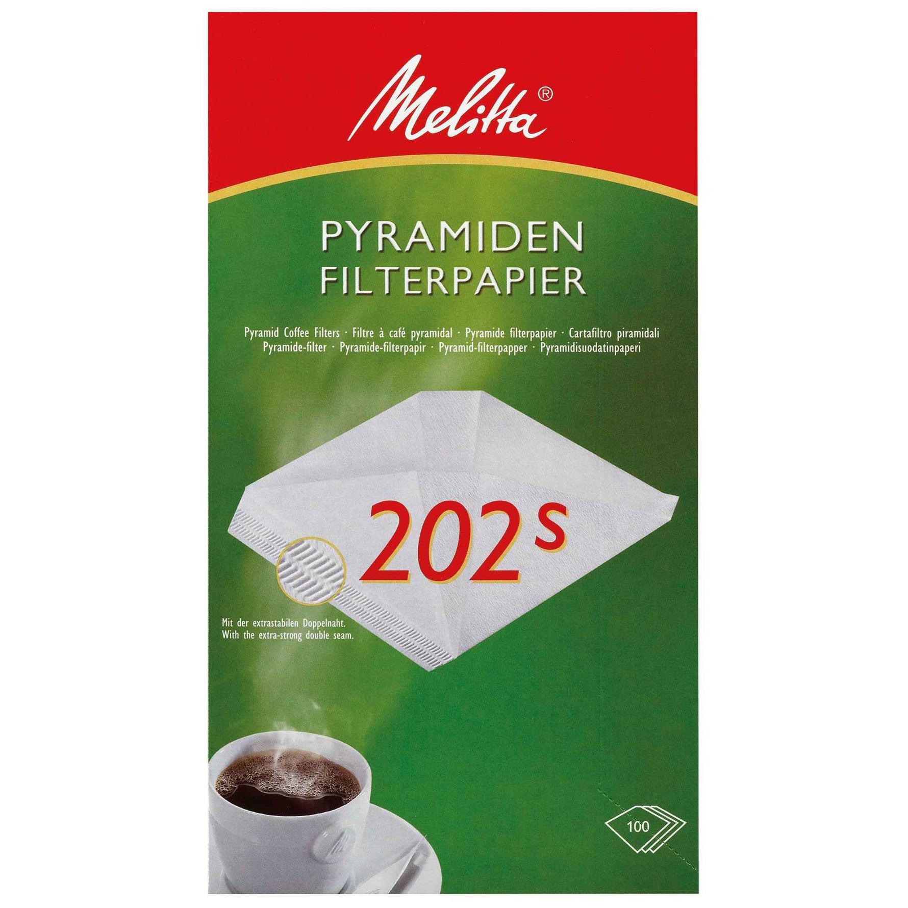 Melitta Kaffeefilter Pyramide 202S