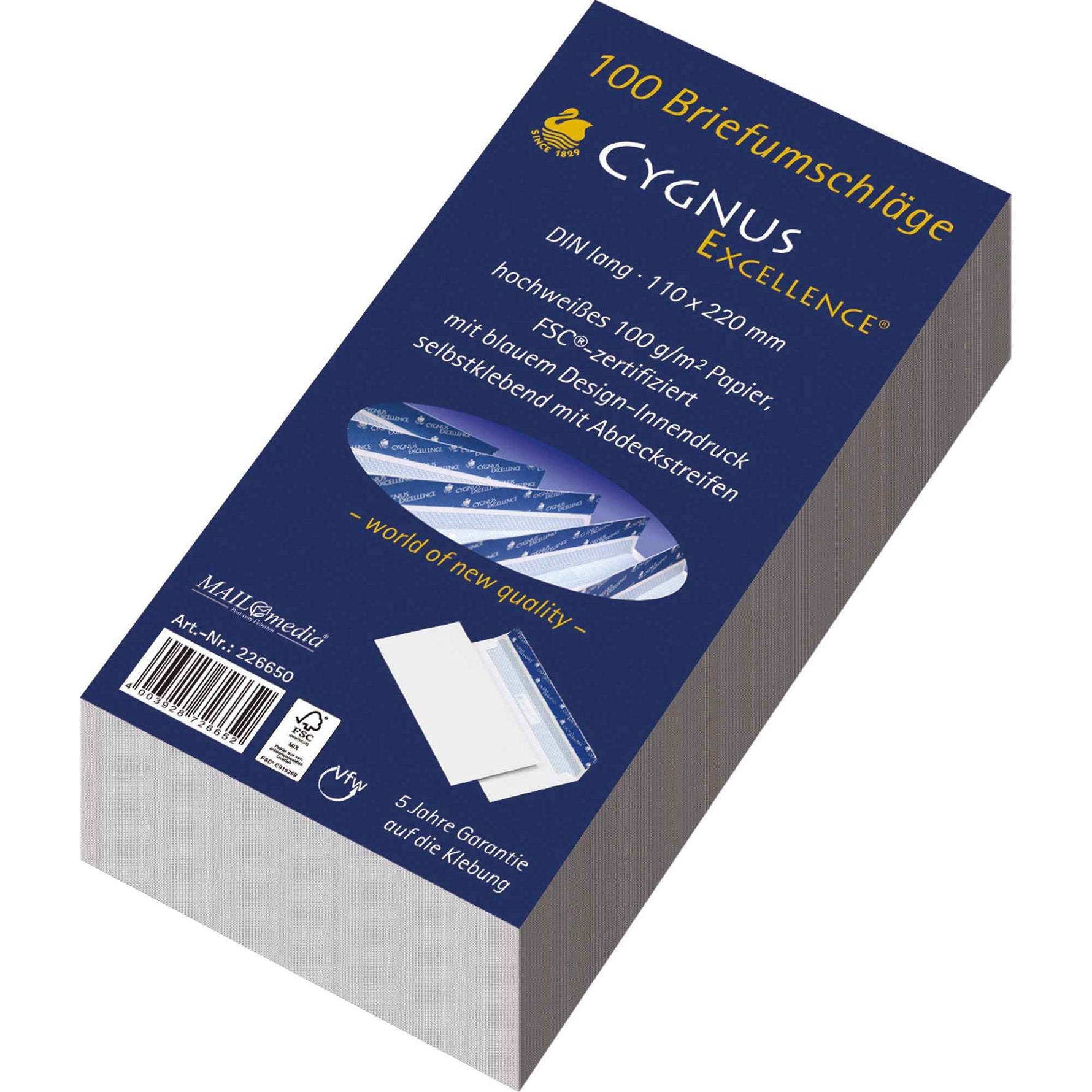 Cygnus Excellence® Briefumschläge DIN lang