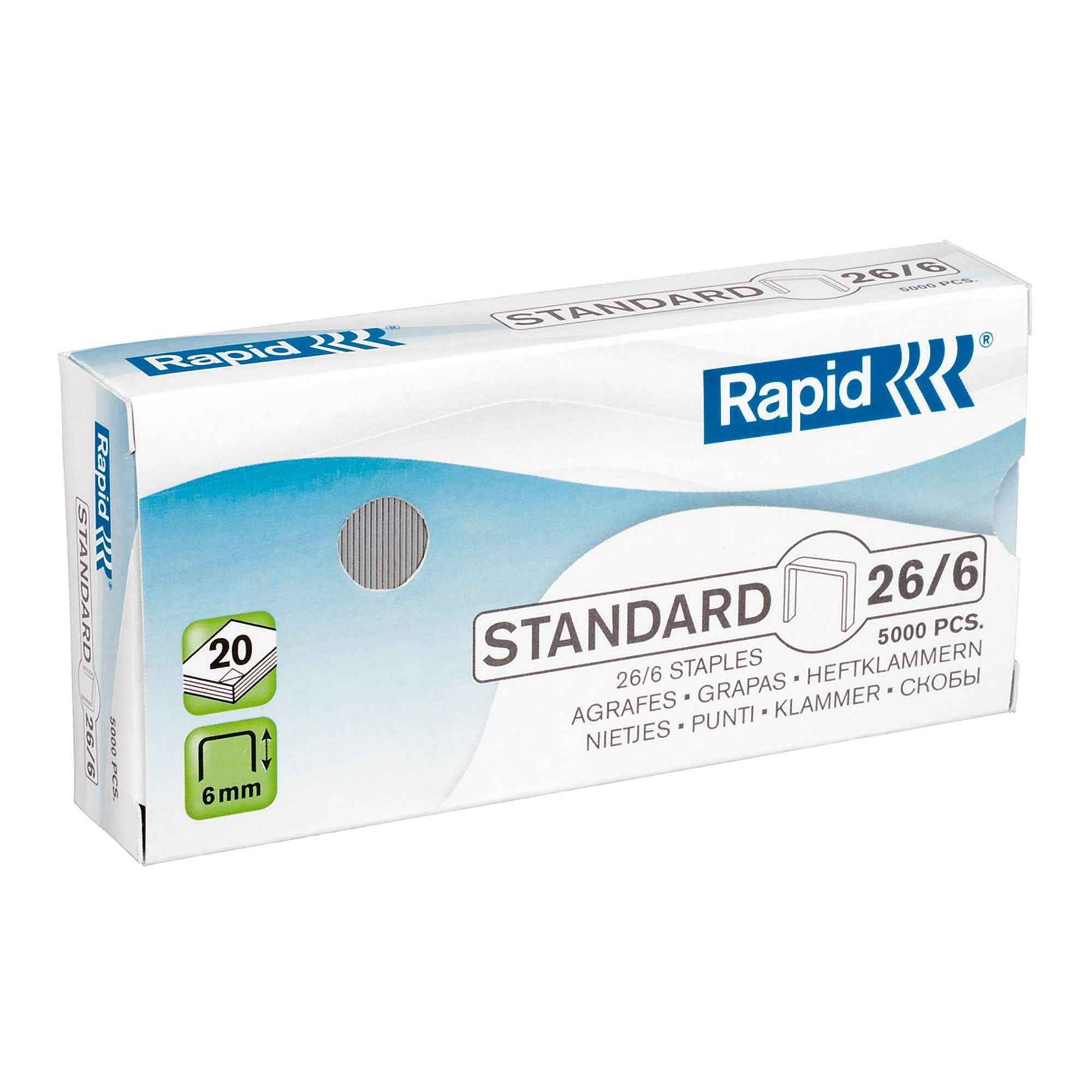 Rapid Heftklammer Standard 26/6