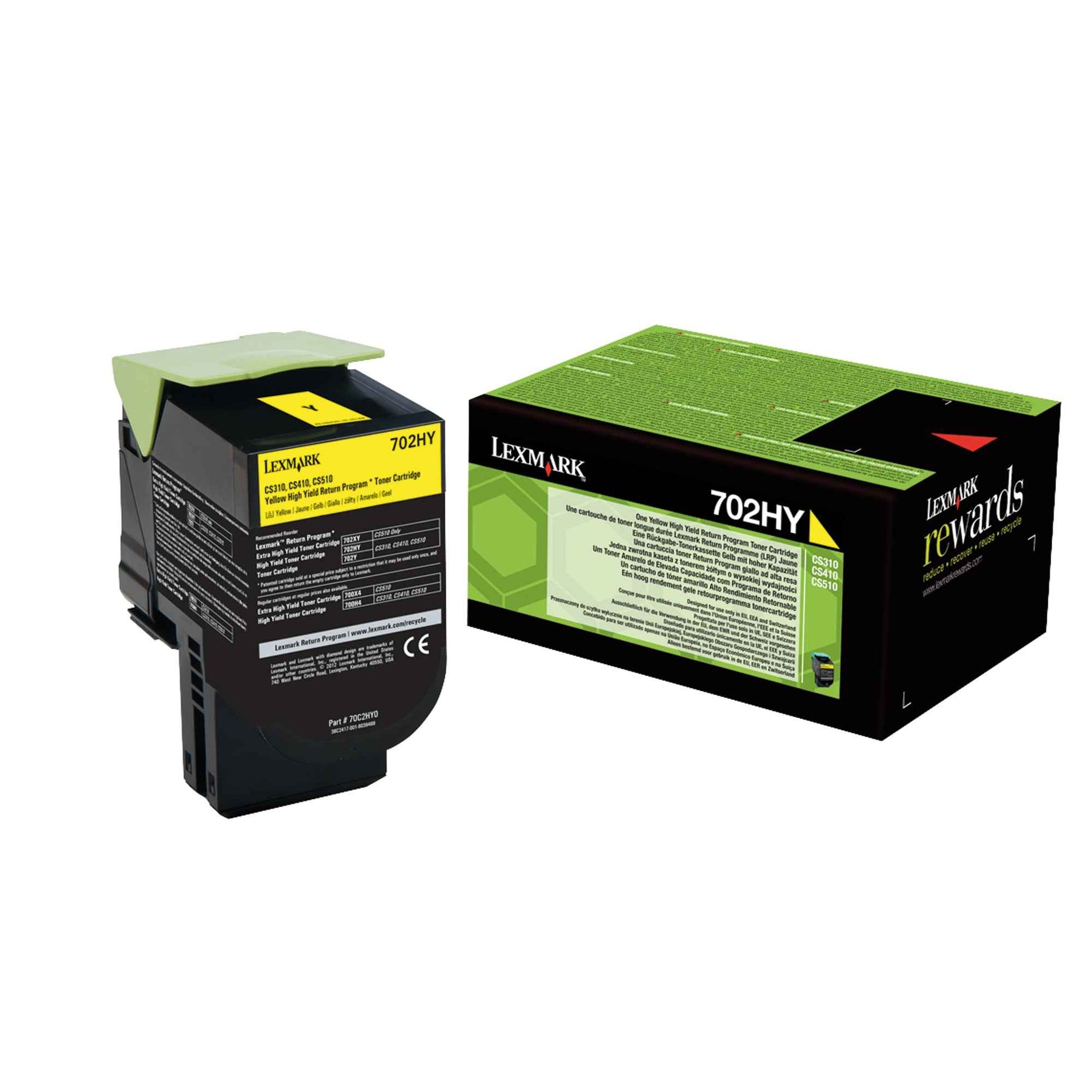 Lexmark Toner 702HY gelb