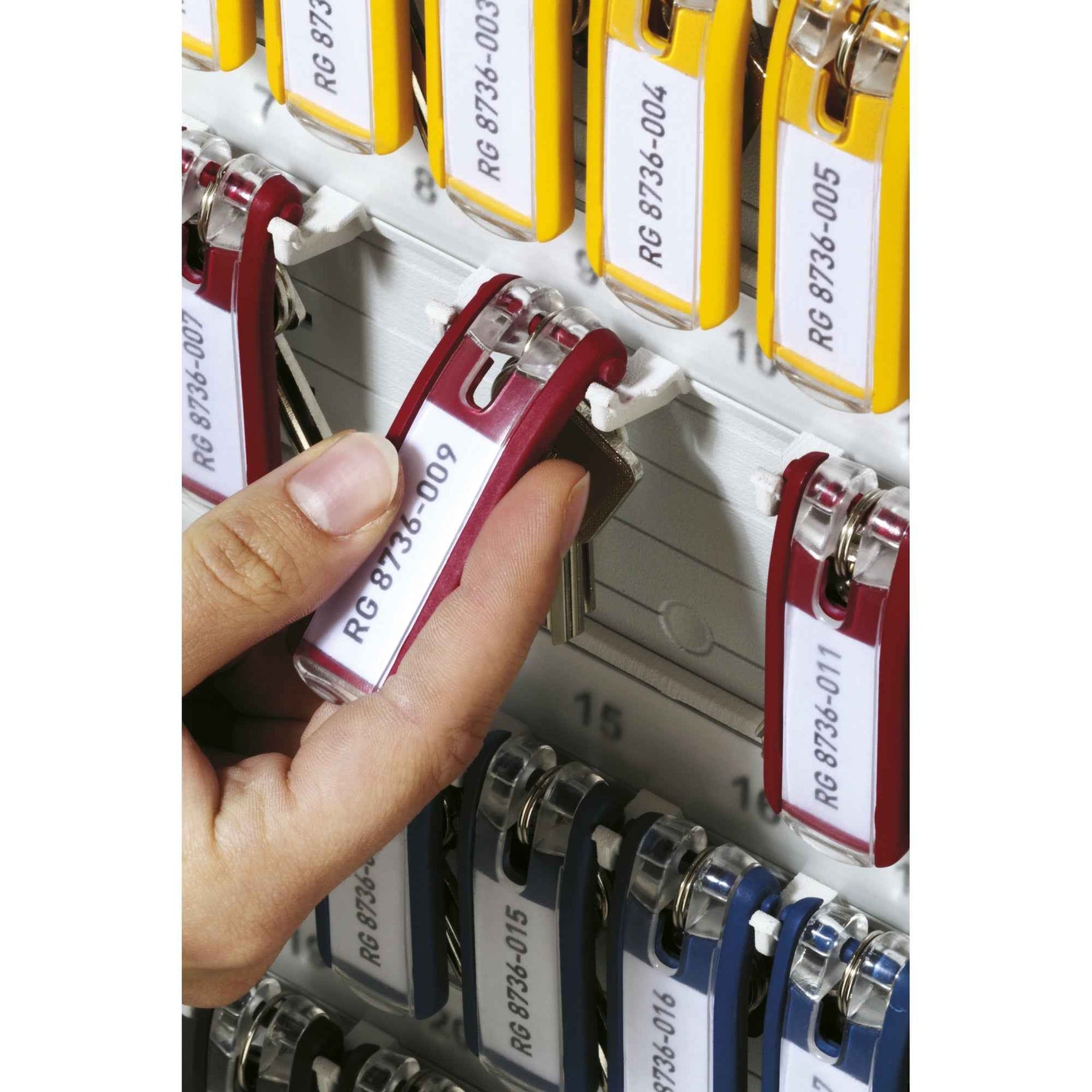 DURABLE Schlüsselanhänger KEY CLIP 6 St./Pack.