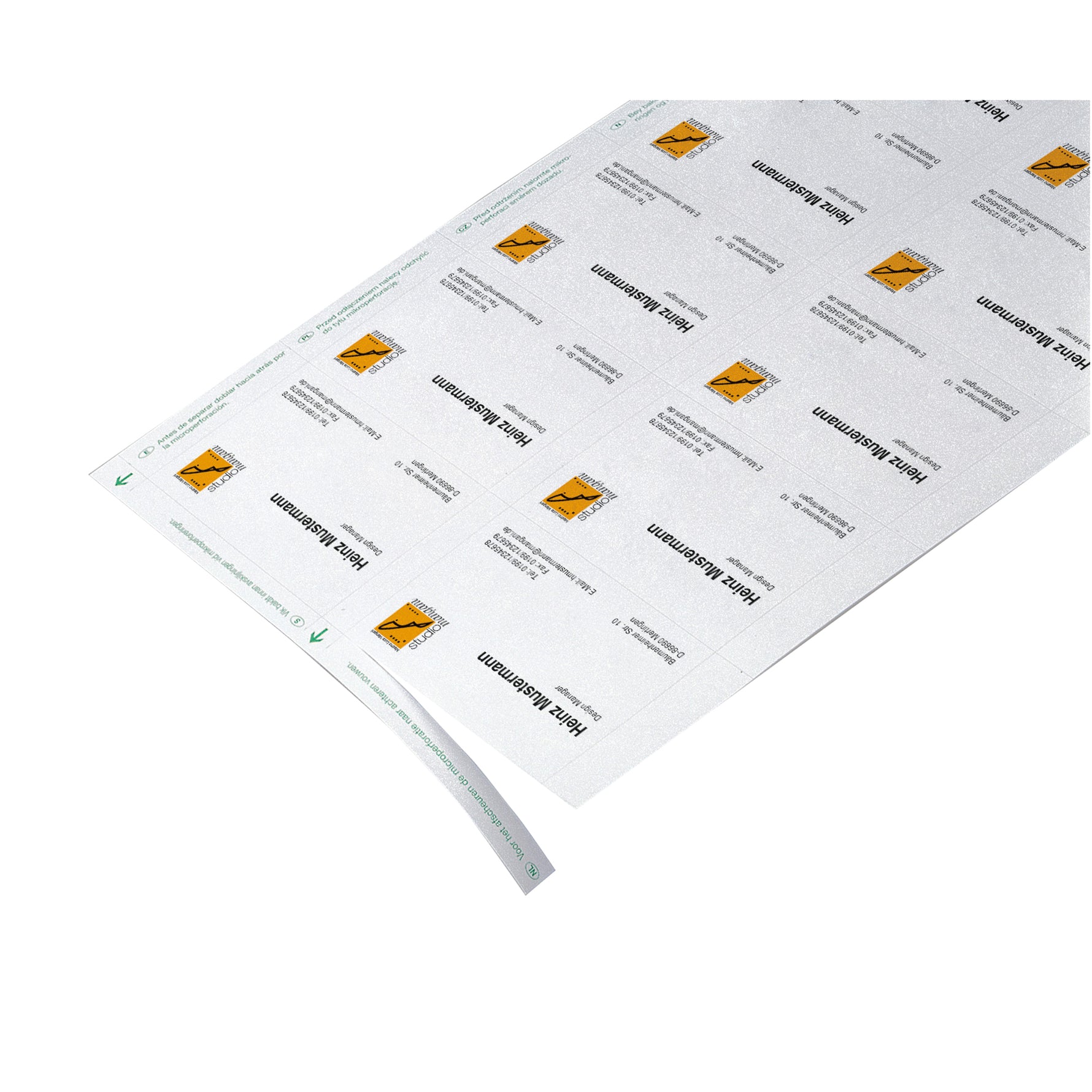 SIGEL Visitenkarte 200 g/m² 600 St./Pack. - Wiepa Bürofachpartner