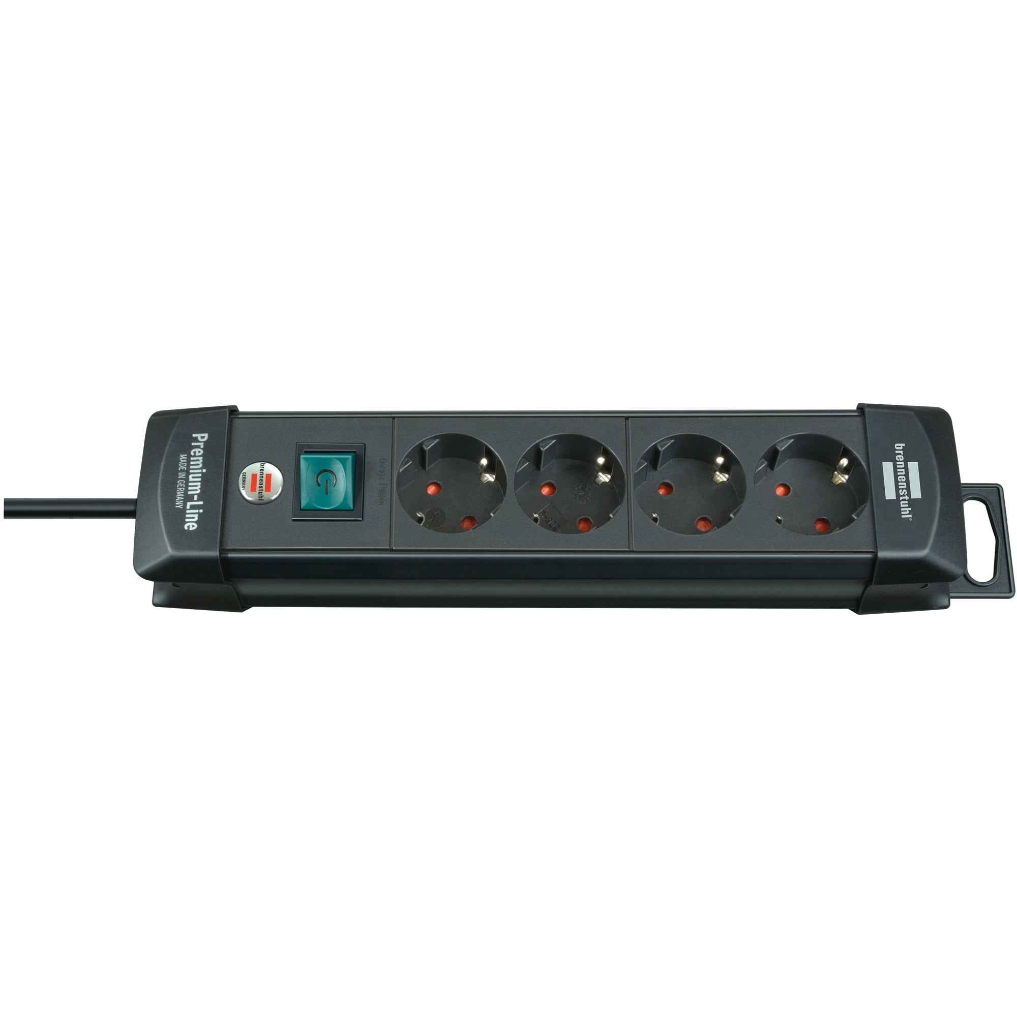 brennenstuhl® Steckdosenleiste Premium-Line 4 Steckdosen schwarz