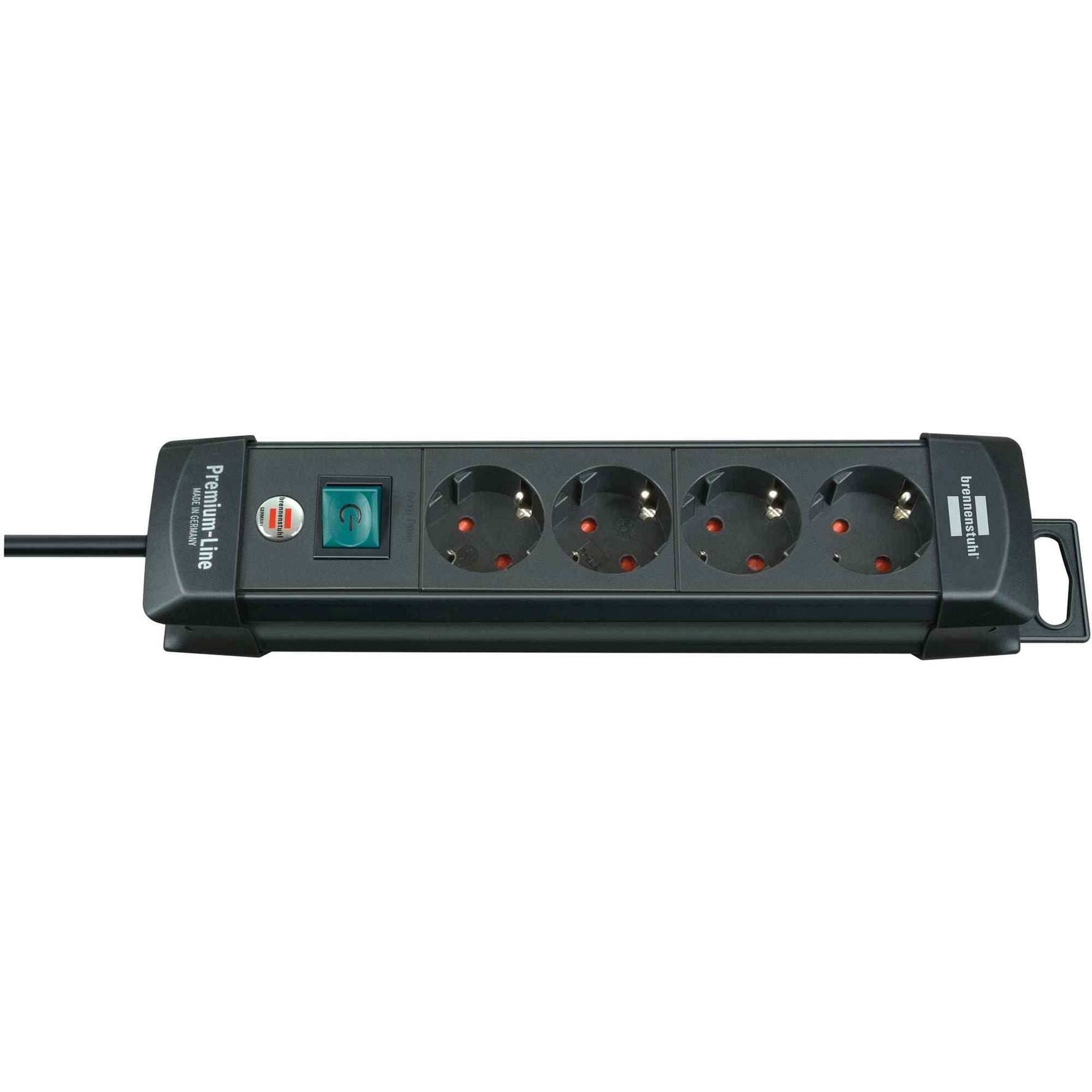 brennenstuhl® Steckdosenleiste Premium-Line 4 Steckdosen schwarz