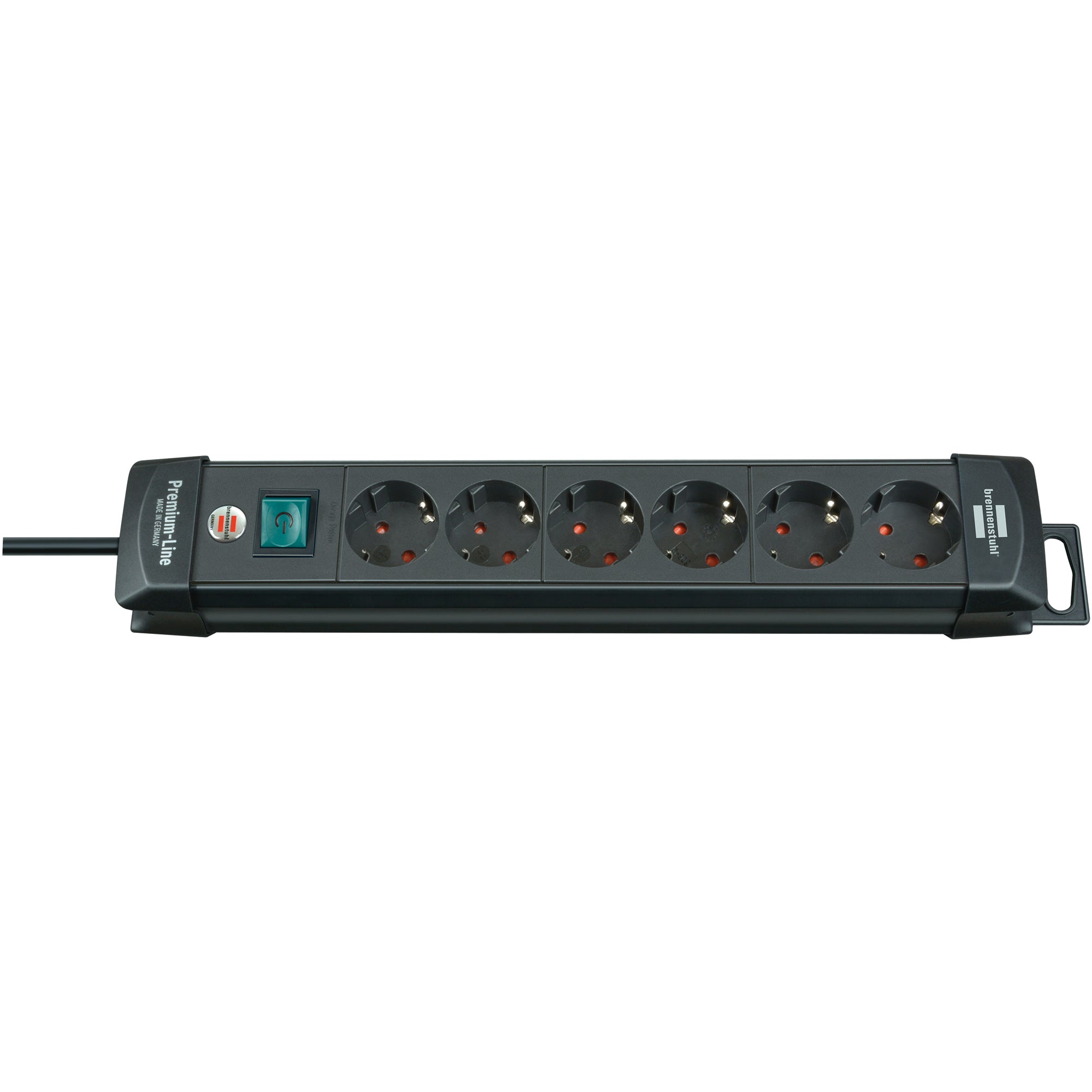 brennenstuhl® Steckdosenleiste Premium-Line 6 Steckdosen schwarz - Wiepa Bürofachpartner