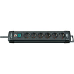 brennenstuhl® Steckdosenleiste Premium-Line 6 Steckdosen schwarz - Wiepa Bürofachpartner
