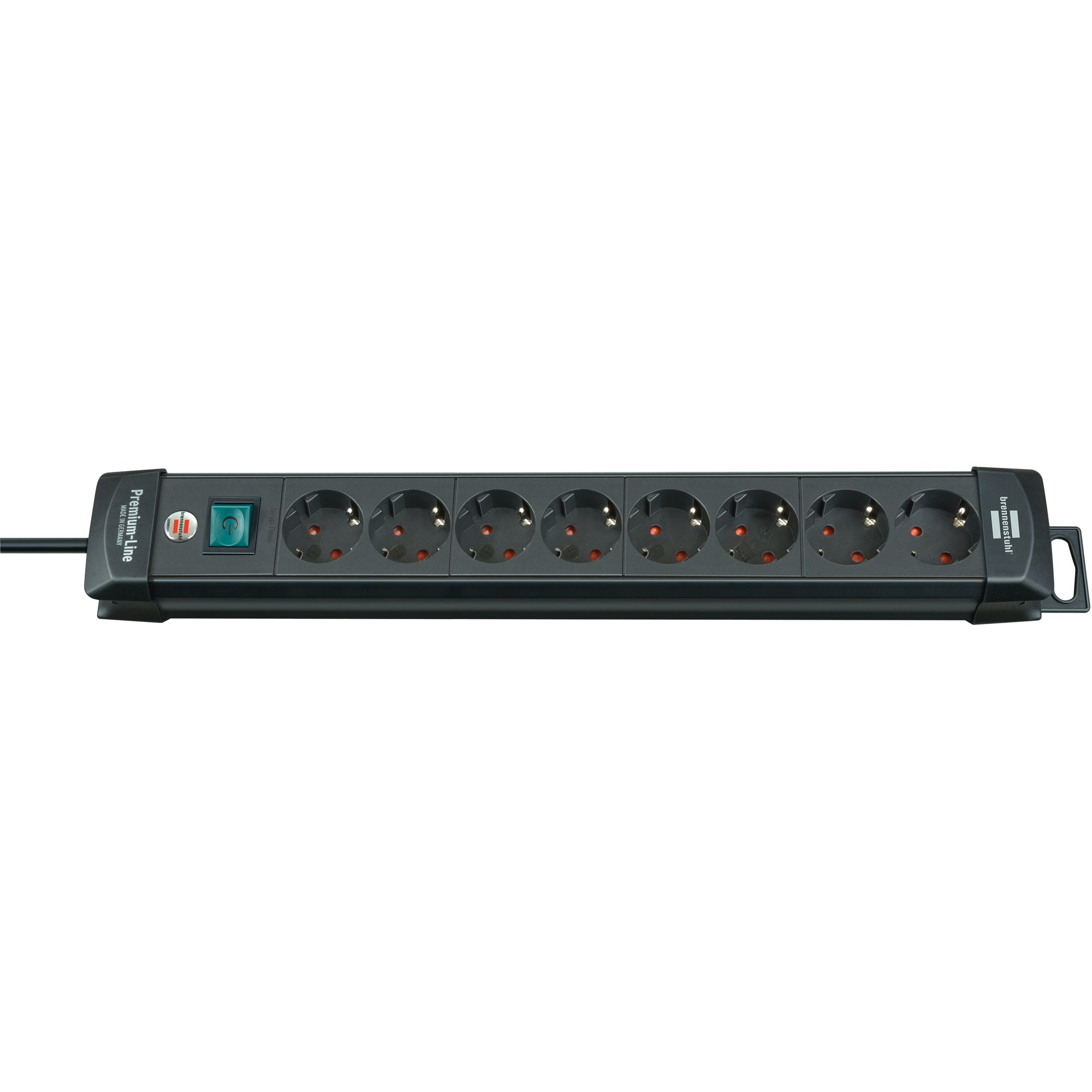 brennenstuhl® Steckdosenleiste Premium-Line 8 Steckdosen schwarz - Wiepa Bürofachpartner