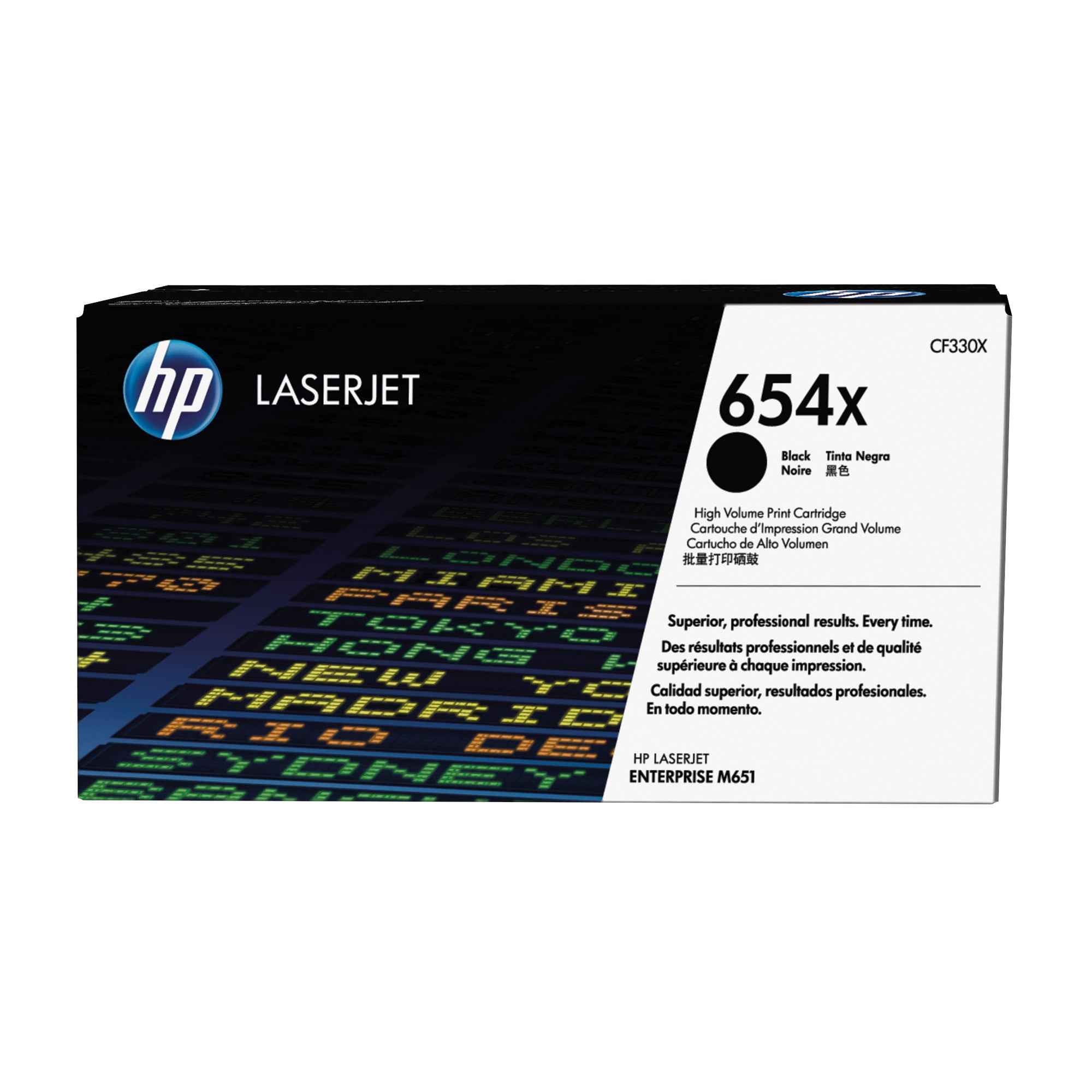 HP Toner 654X schwarz