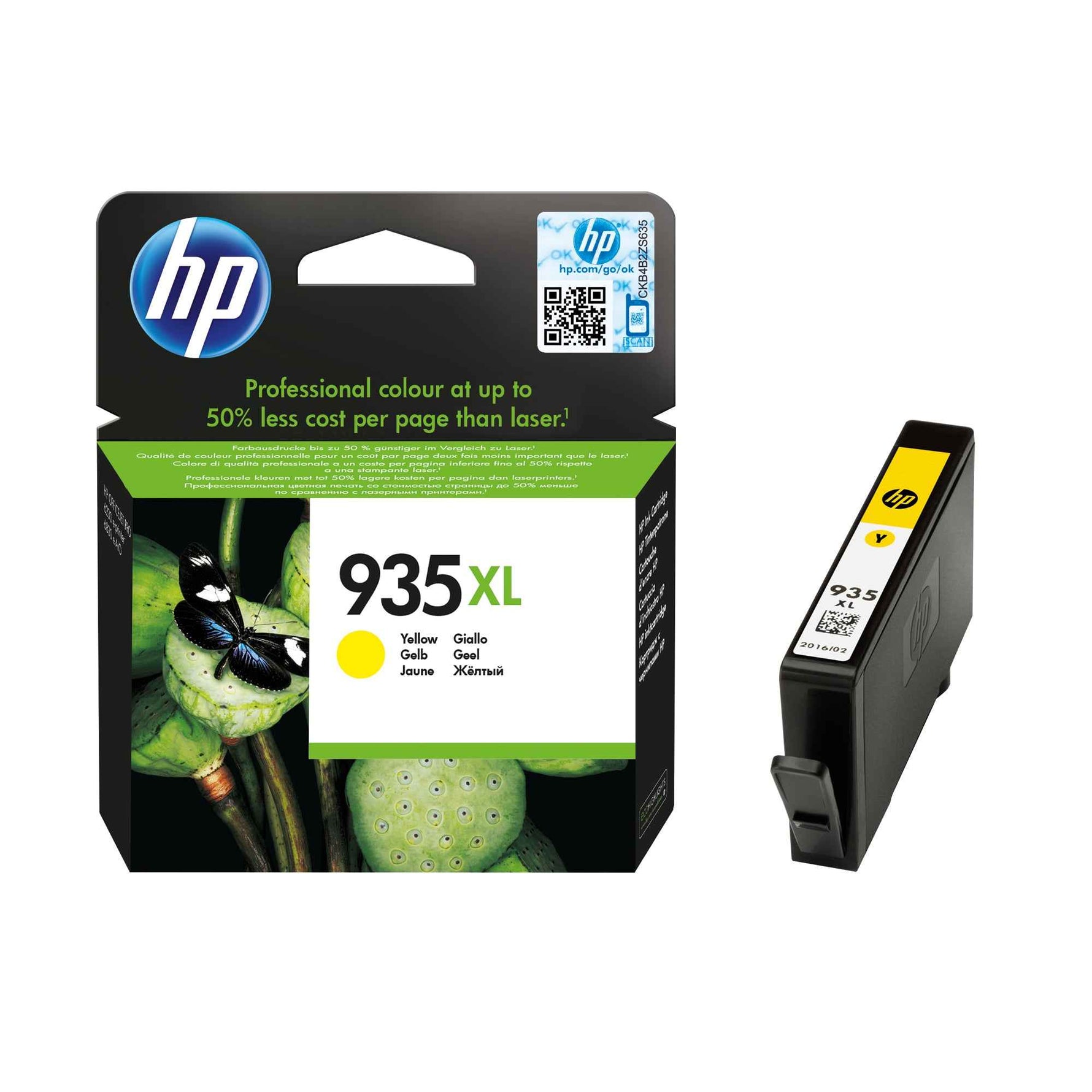 HP Tintenpatrone 935XL gelb