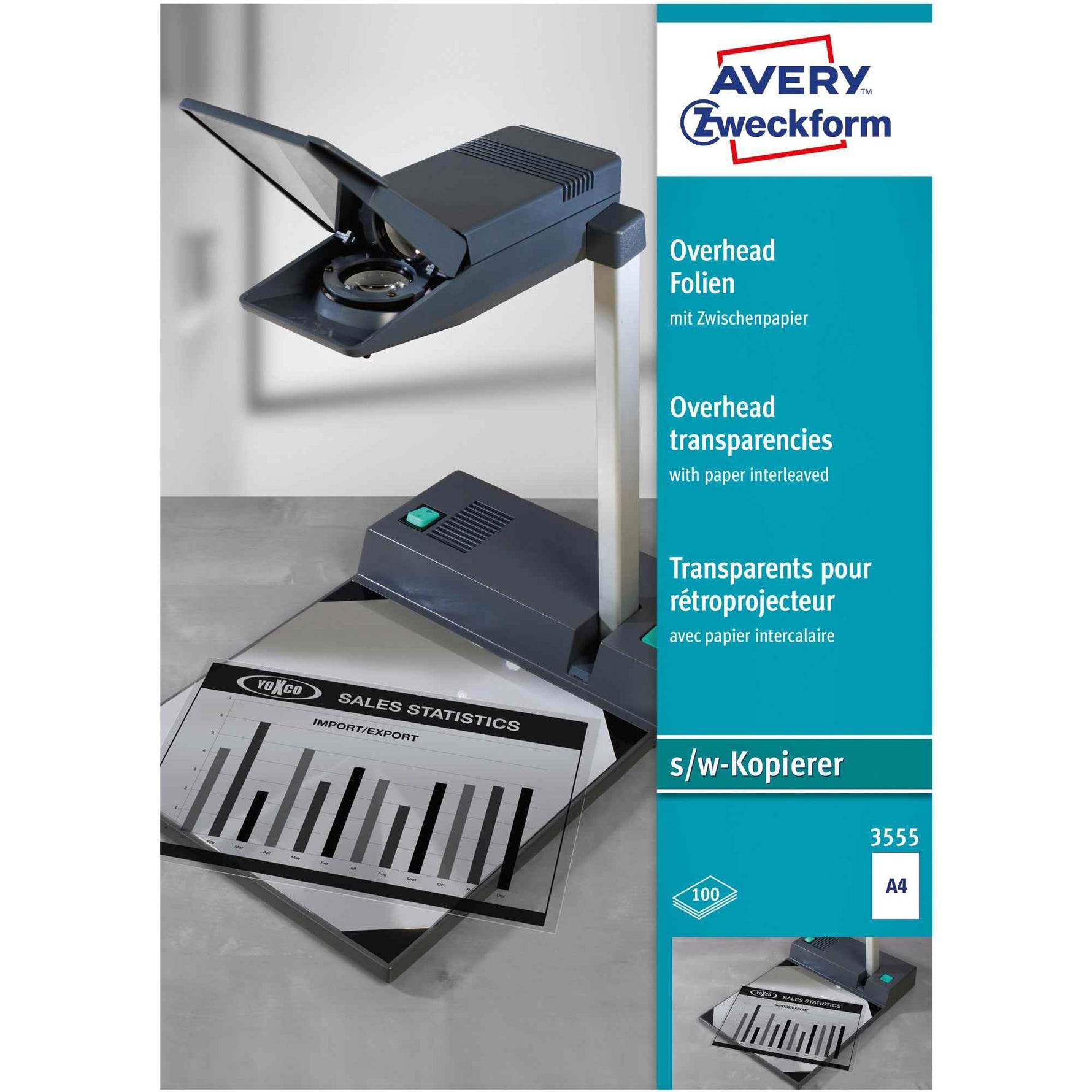 Avery Zweckform OHP Kopierfolie