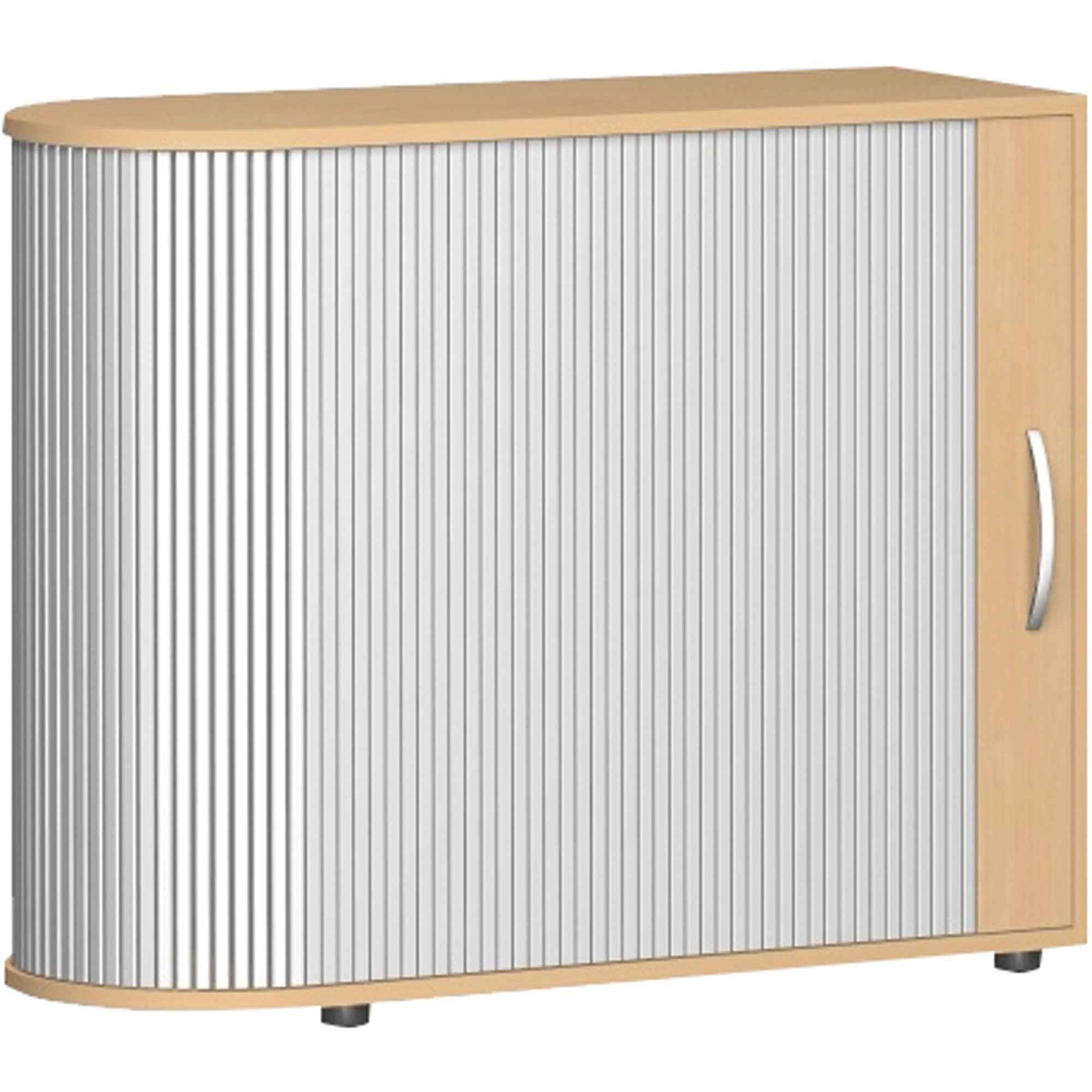 Geramöbel Rollladenschrank Flex silber