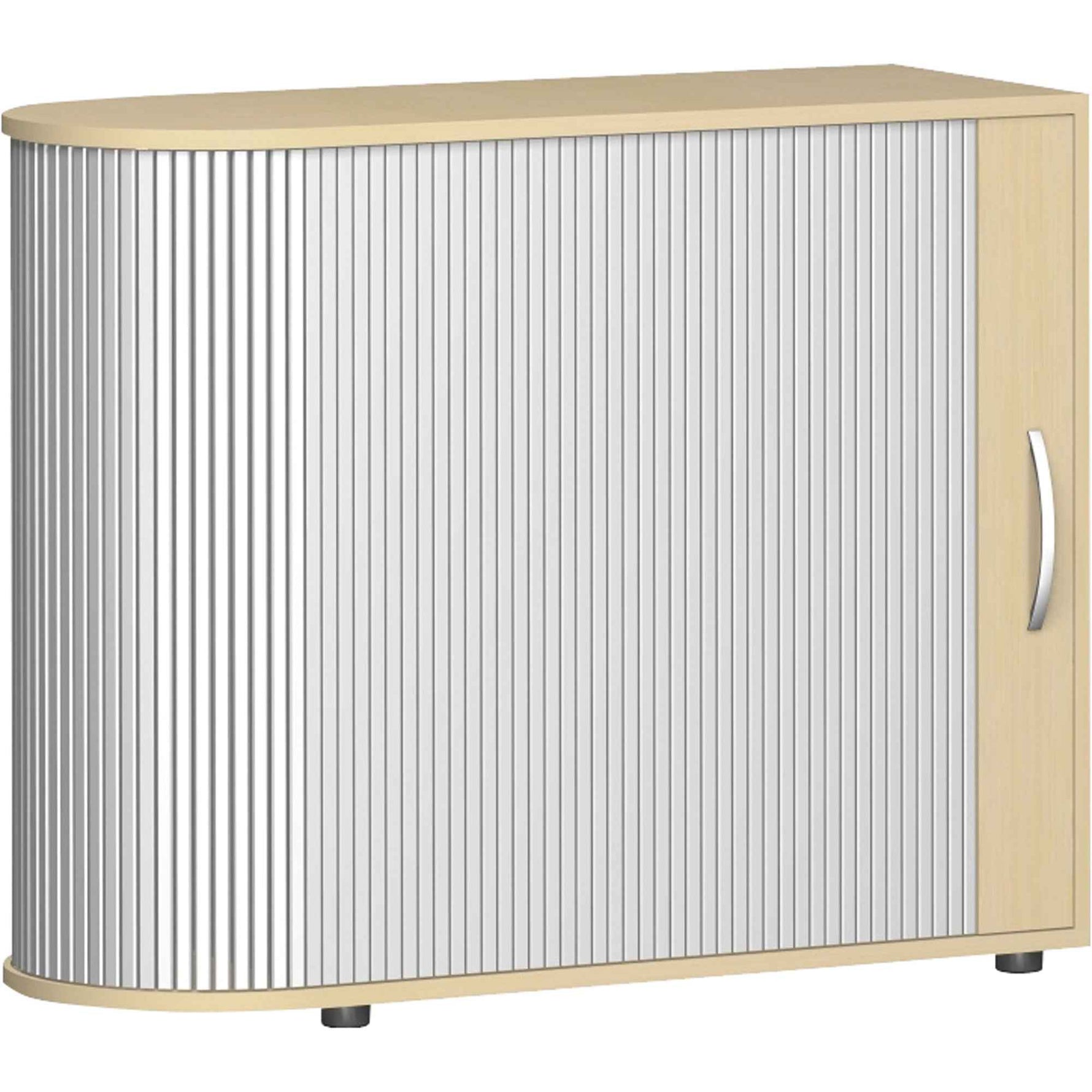 Geramöbel Rollladenschrank Flex silber