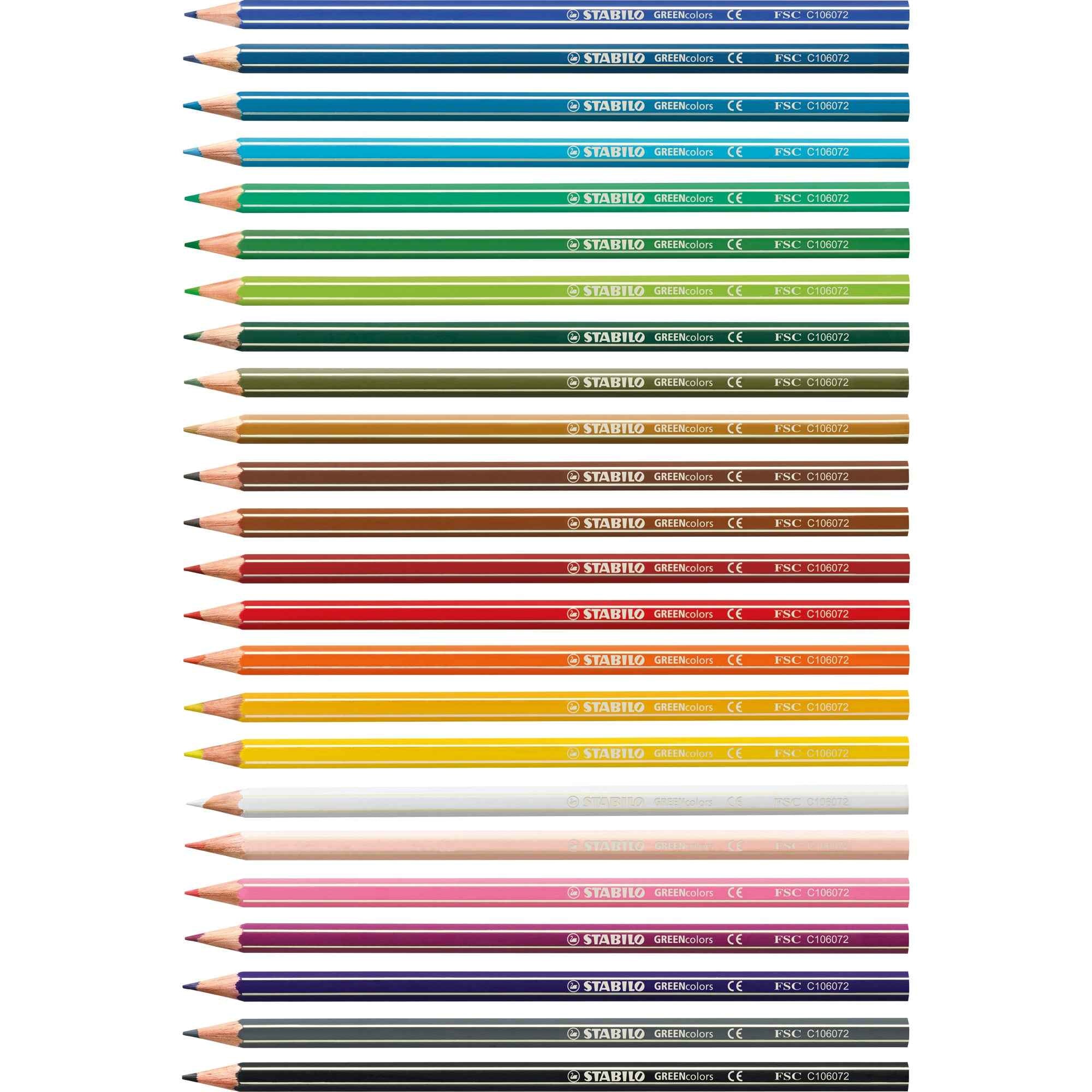 STABILO® Buntstift GREENcolors 24 St./Pack.