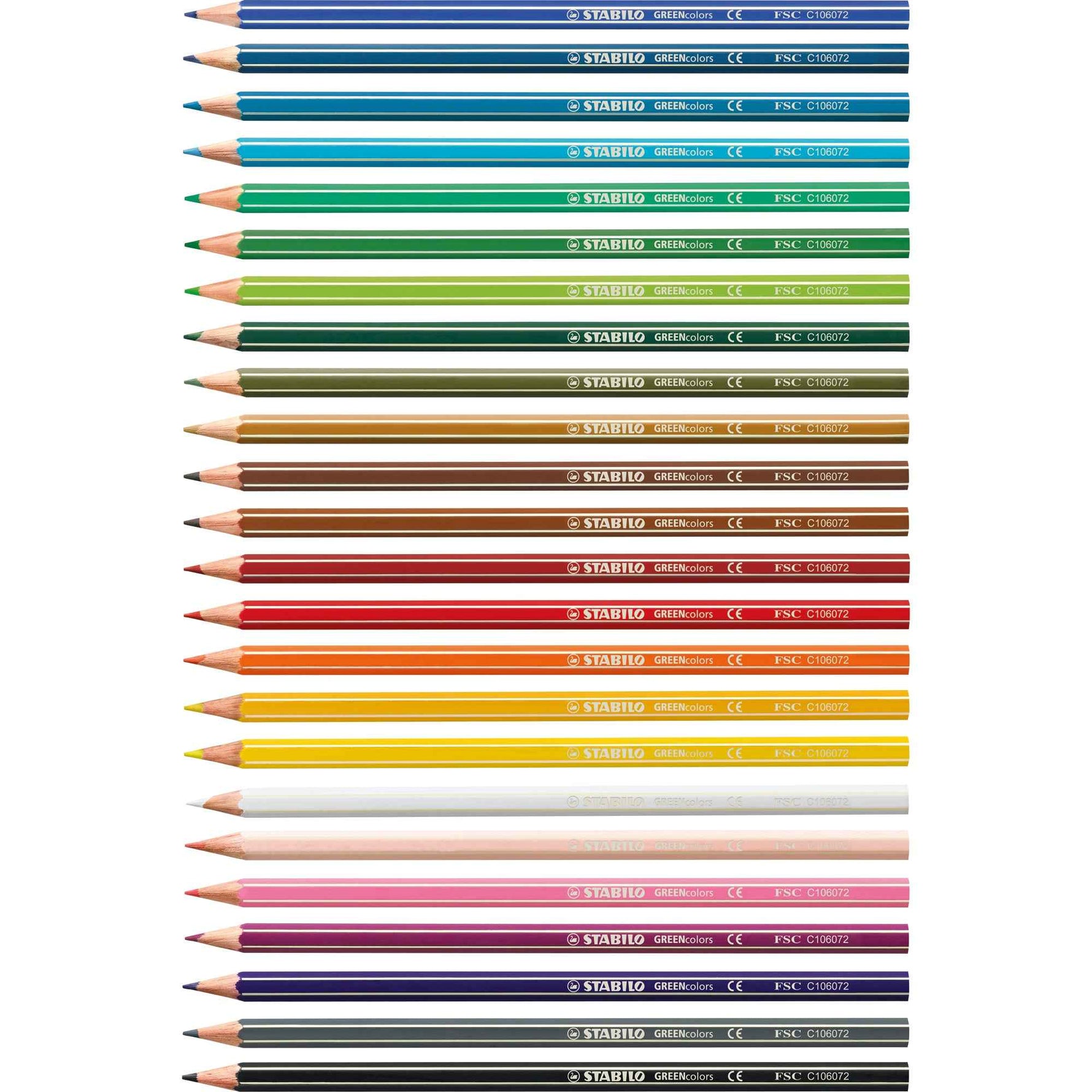 STABILO® Buntstift GREENcolors 24 St./Pack.