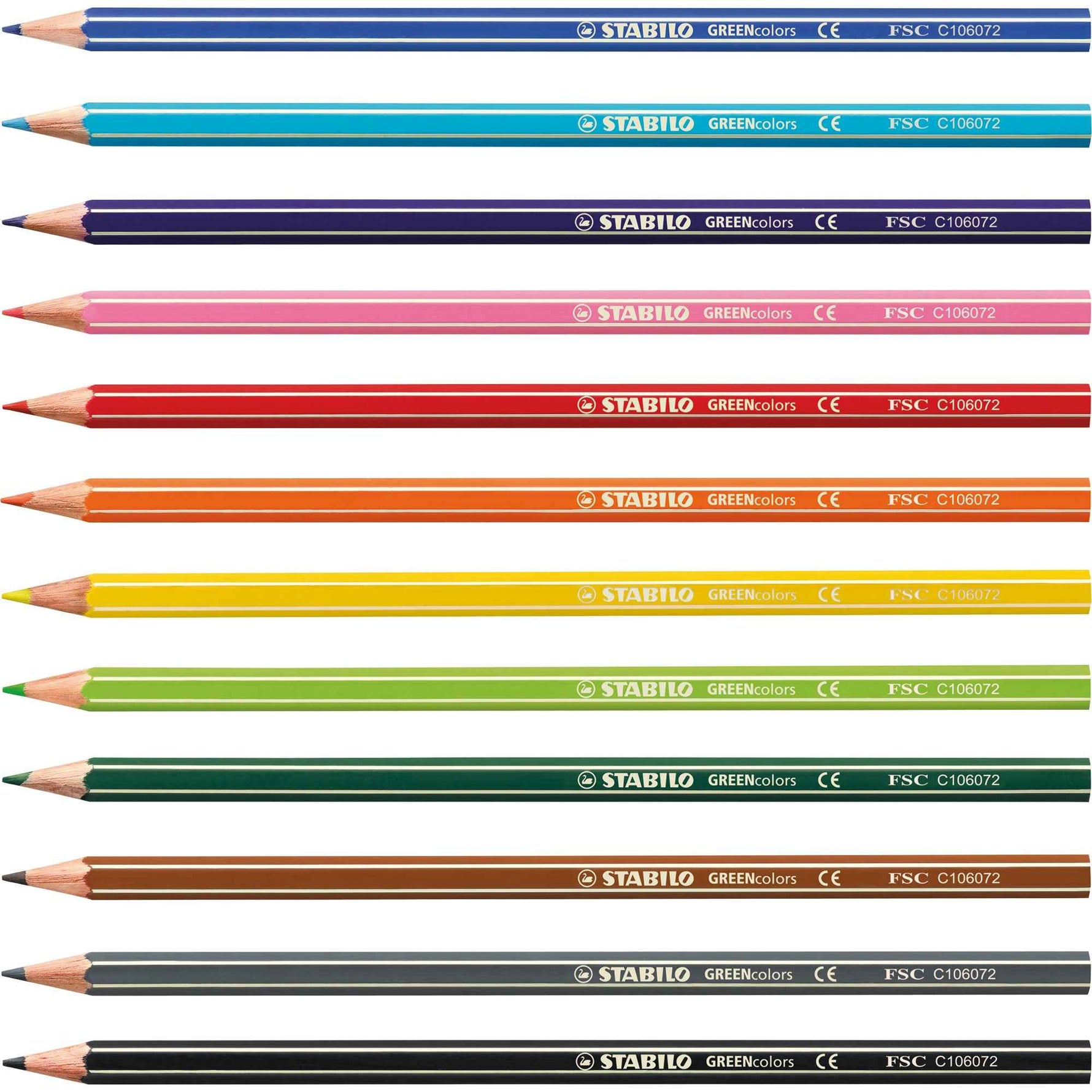 STABILO® Buntstift GREENcolors 12 St./Pack.