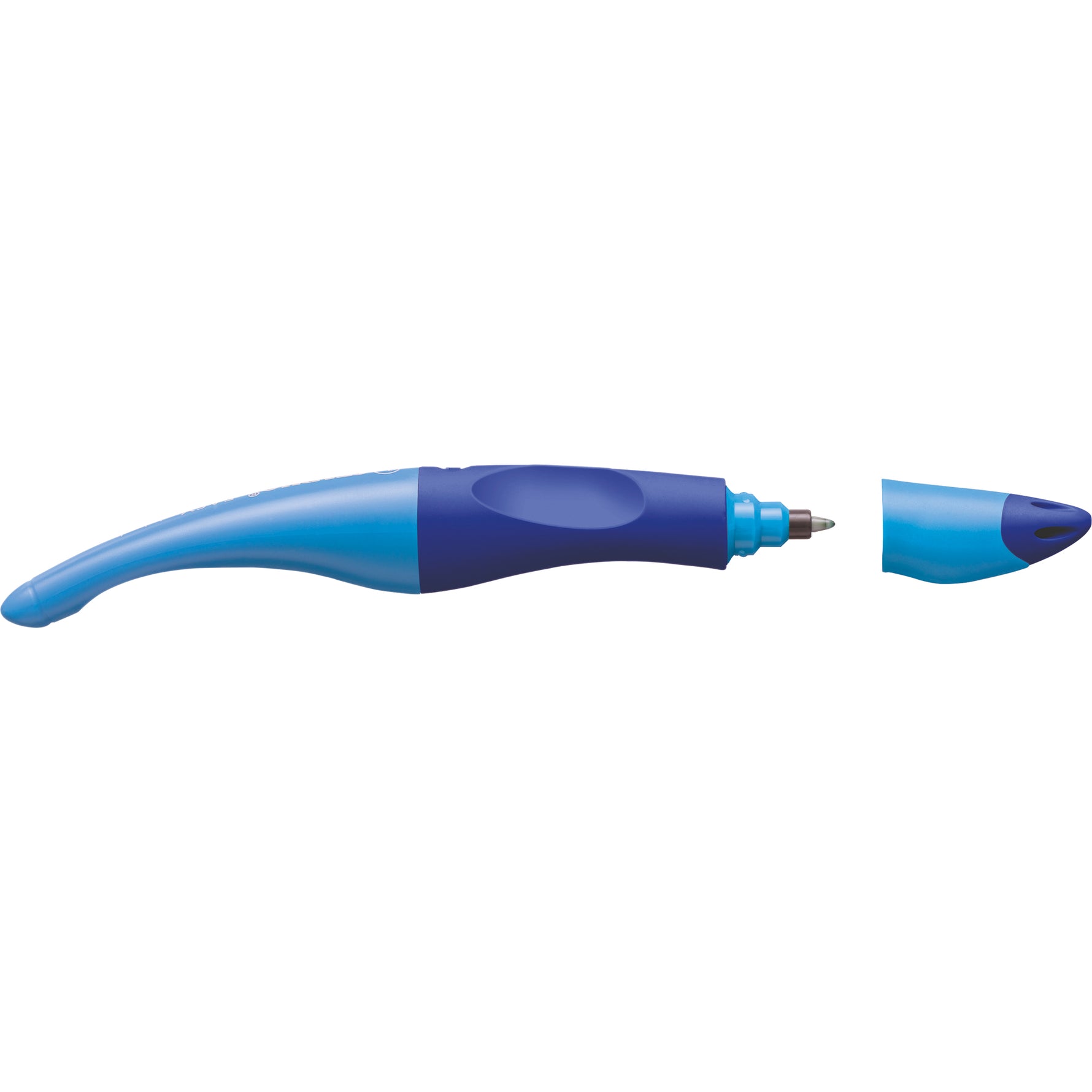 STABILO® Tintenroller EASYoriginal Linkshänder inkl. 1 Patrone M blau, Namensschild - Wiepa Bürofachpartner