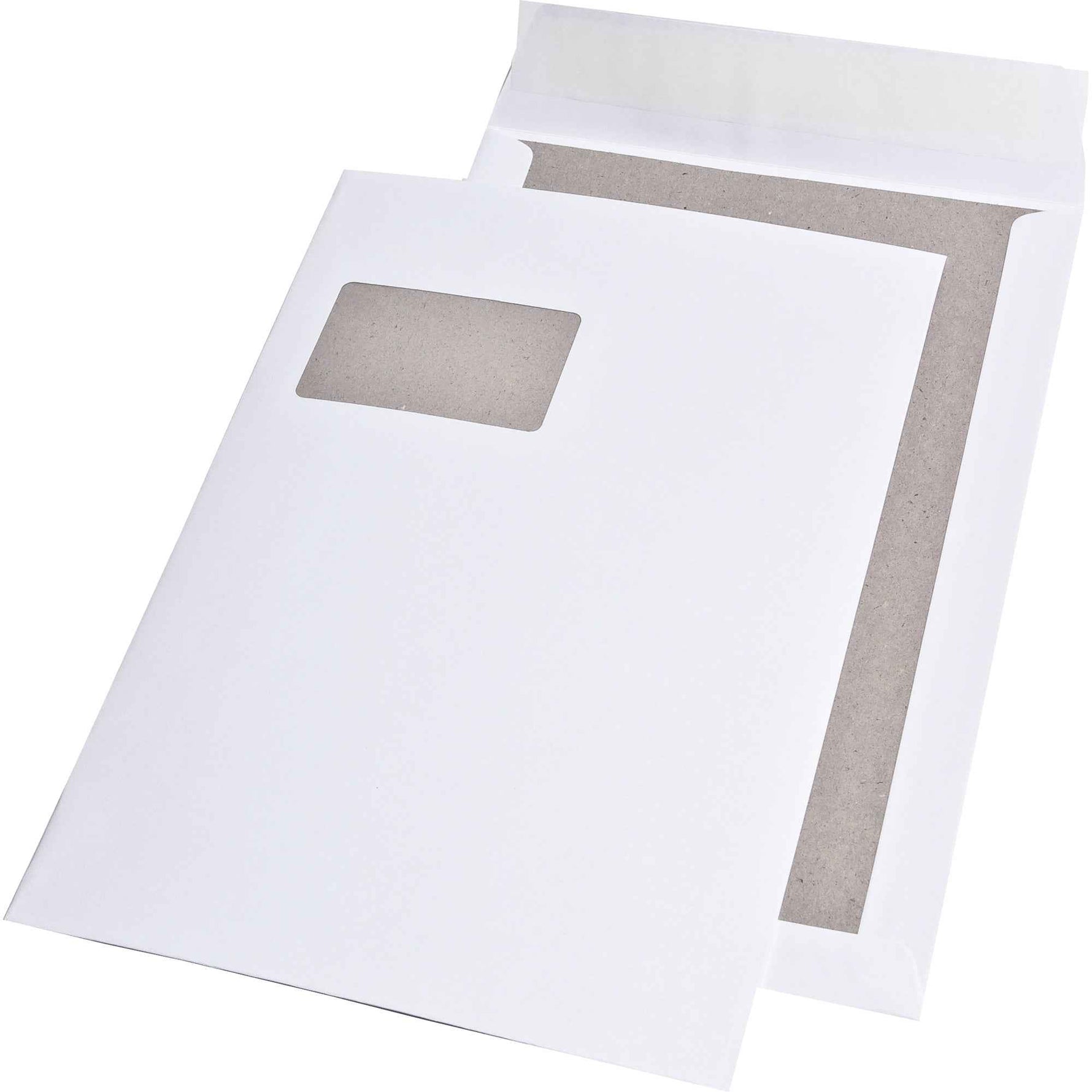 MAILmedia Papprückwandtasche DIN C4 mit Fenster