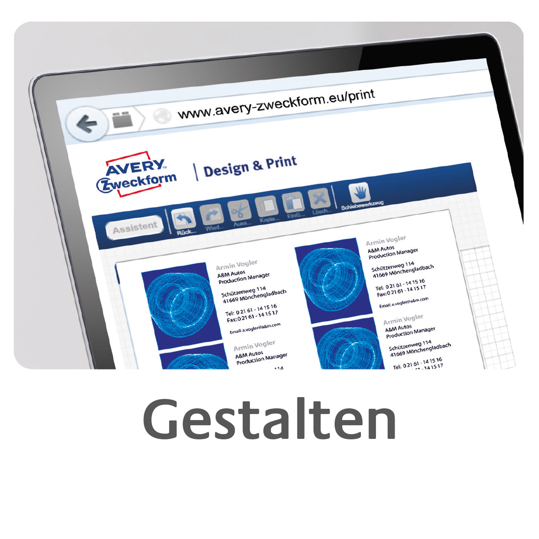 Avery Zweckform Visitenkarte Classic 250 St./Pack. - Wiepa Bürofachpartner